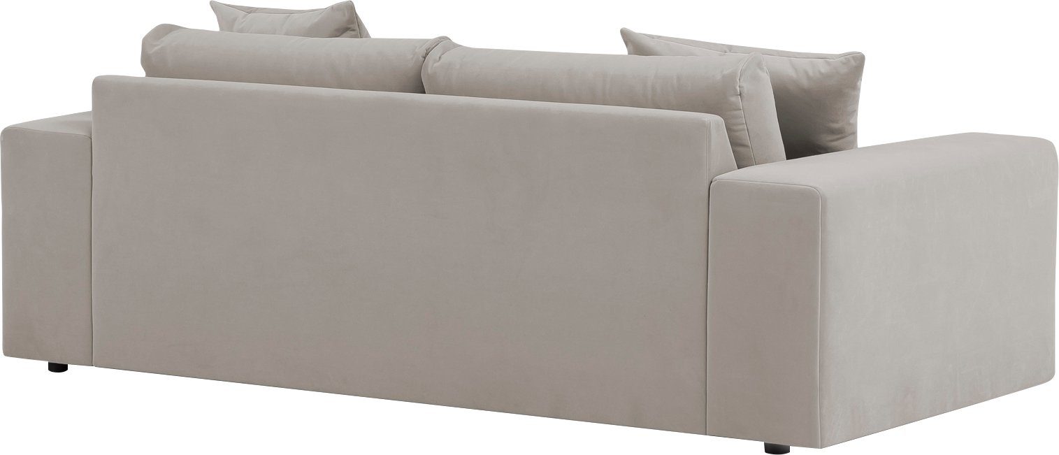 andas 2-zitsbank SLEETLAND XXL in fluweel of vintage lederlook