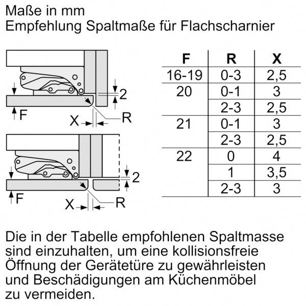 BOSCH Inbouwkoelkast KIR31VFE0, 102,1 cm x 54,1 cm