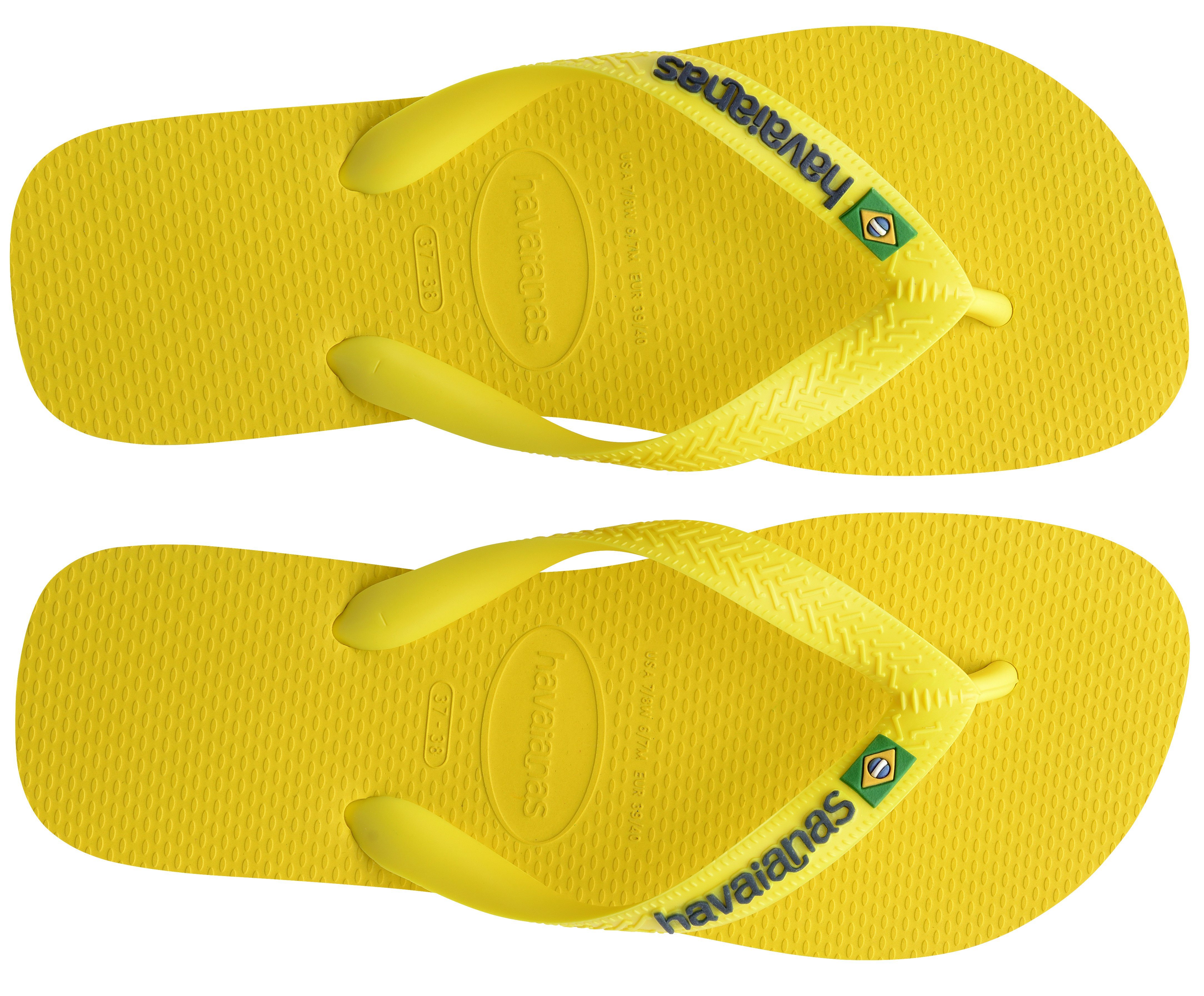 Havaianas Teenslippers BRASIL LOGO NEON , zomerschoen, slippers, poolslides met braziliaans detail