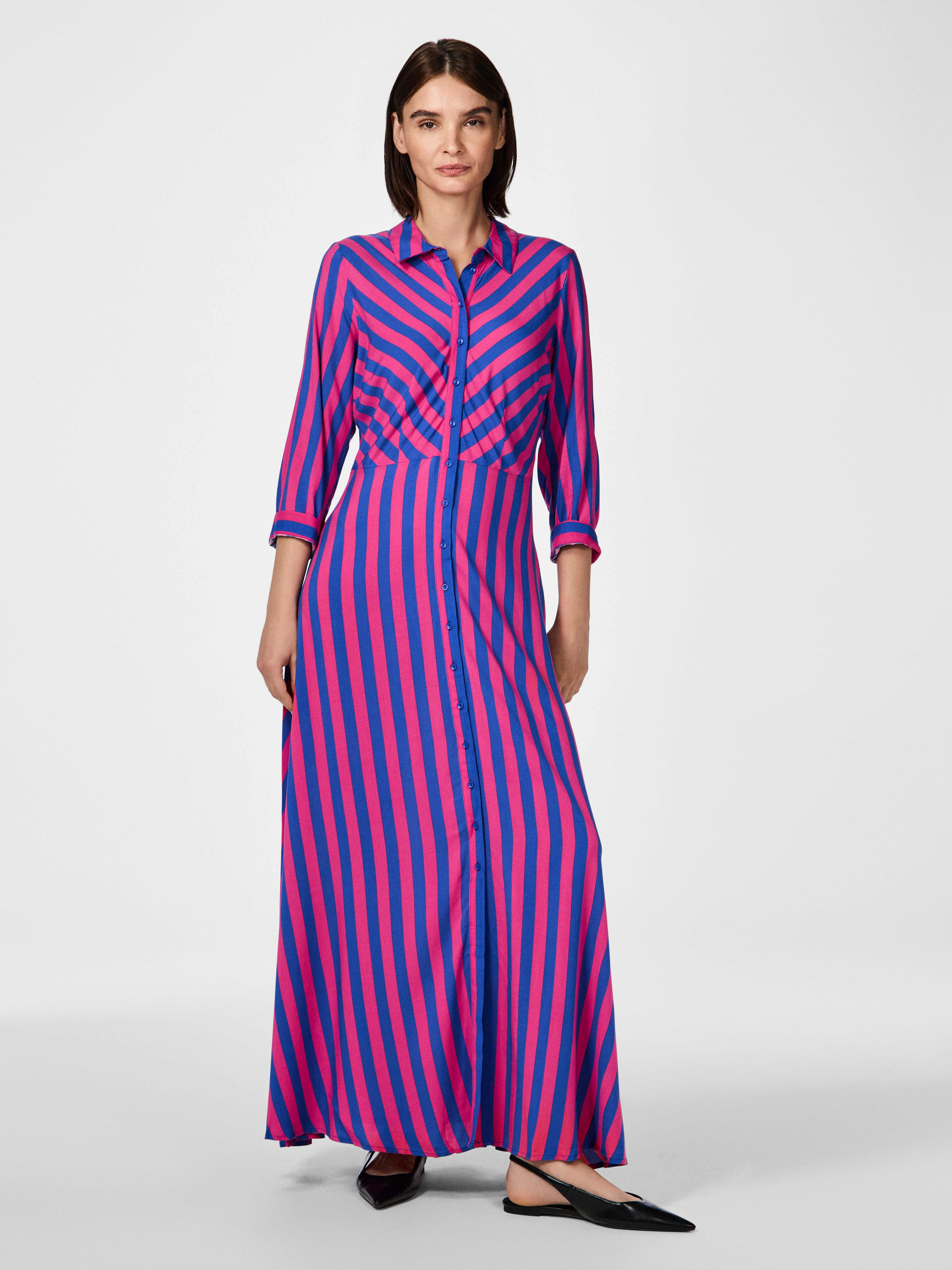 Y.A.S Jurk met overhemdkraag YASSAVANNA LONG SHIRT DRESS