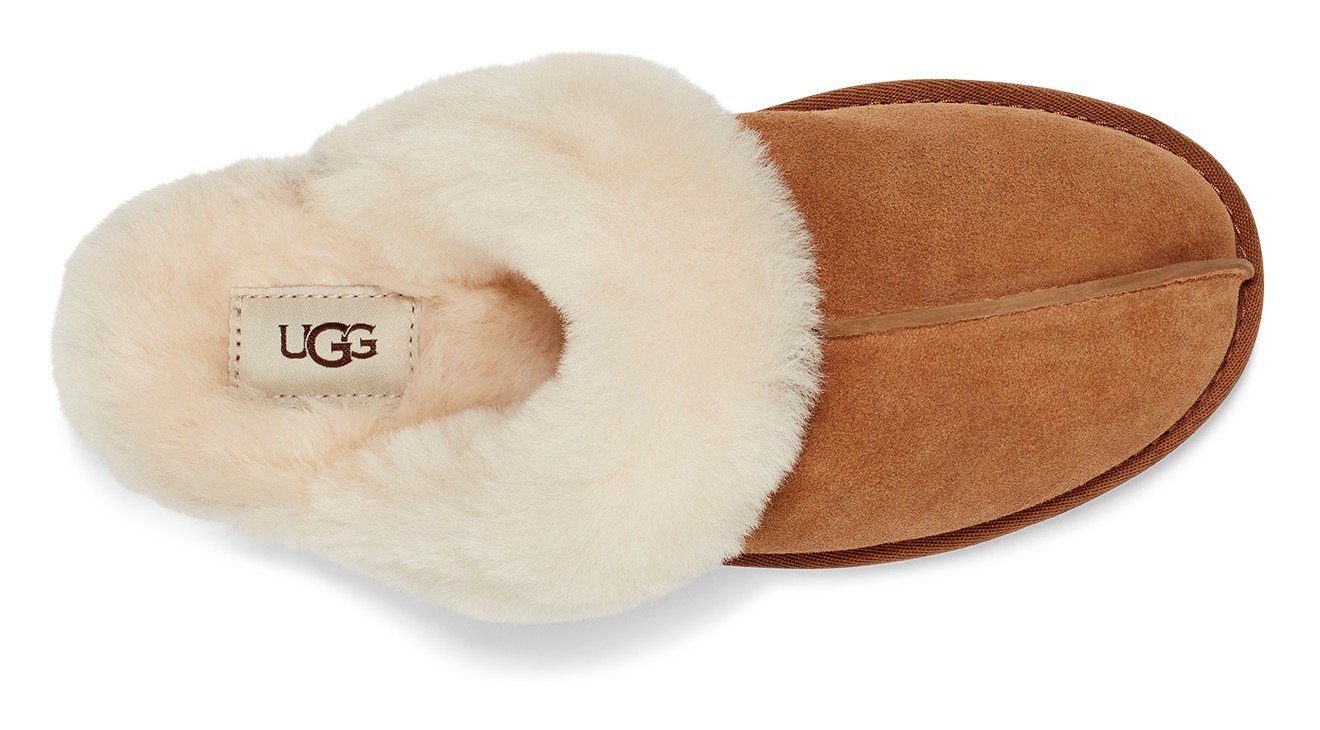 UGG Pantoffels Scuffette II Pantoffels, klompen, mules, flats met bontkraag