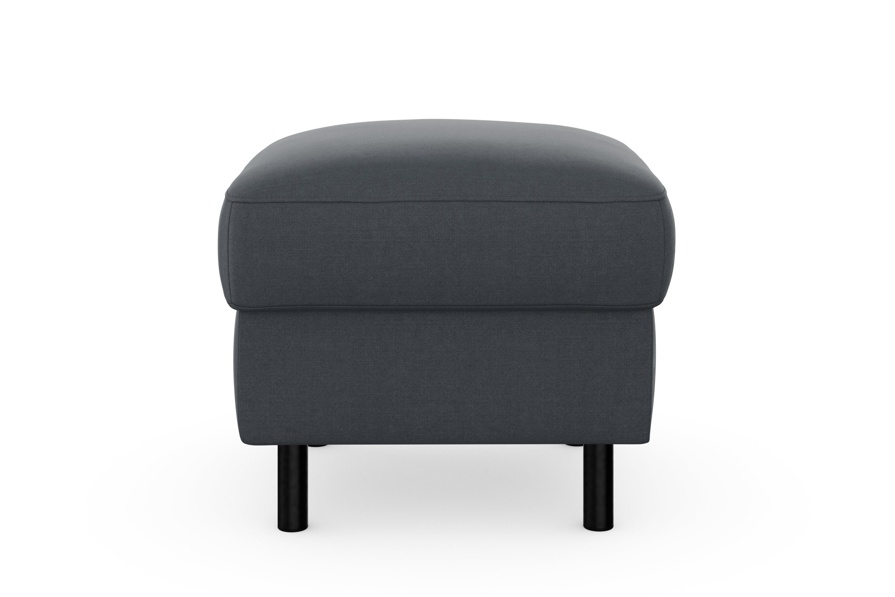 sit&more Hocker met bergruimte Sinatra Zitoppervlak is afneembaar, matzwarte metalen poten