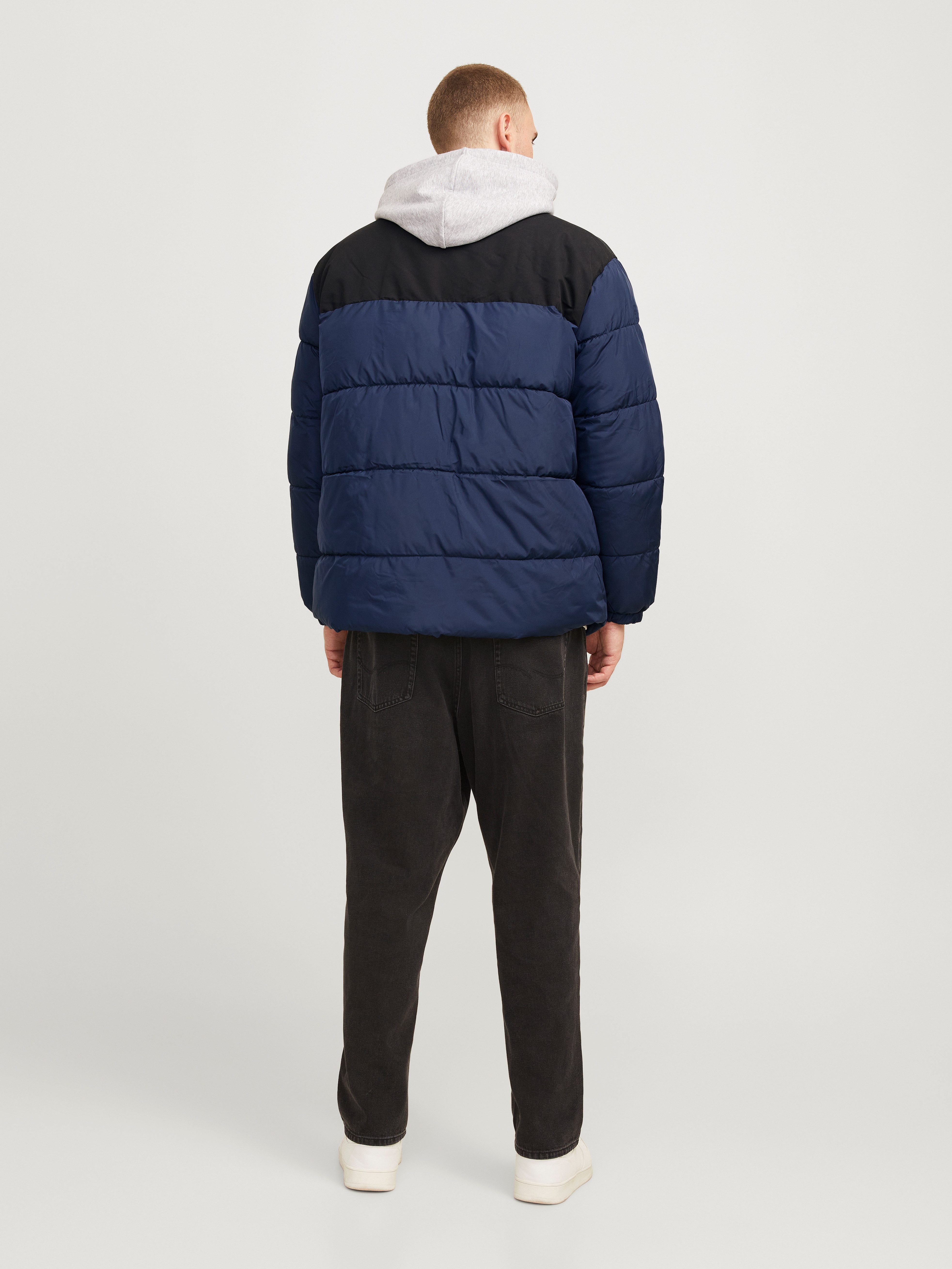 Jack & Jones PlusSize Gewatteerde jas JJMOON STAND COLLAR PUFFER PLS