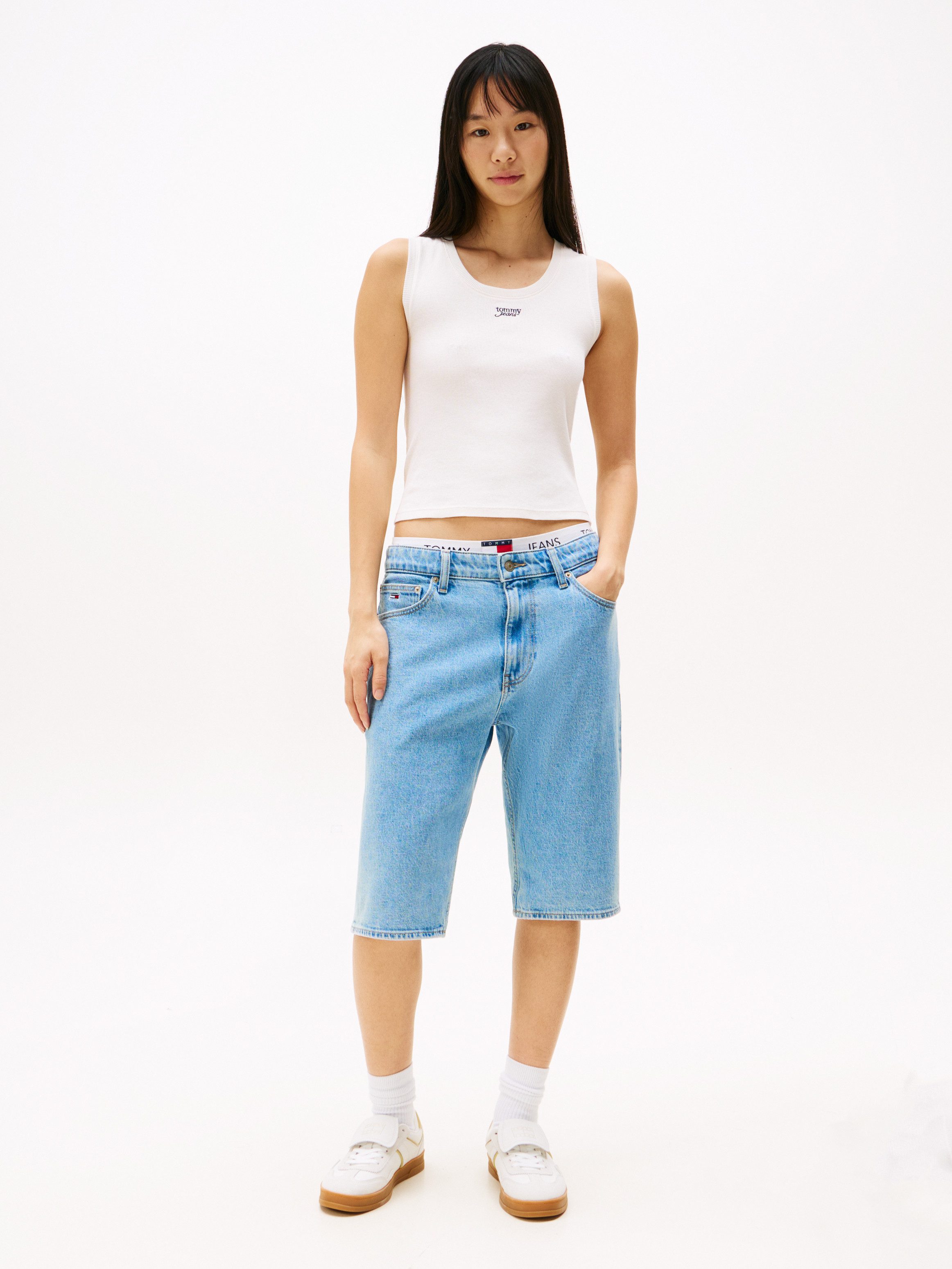 TOMMY JEANS Tanktop TJW SLIM SCRIPT RIB TANK TOP