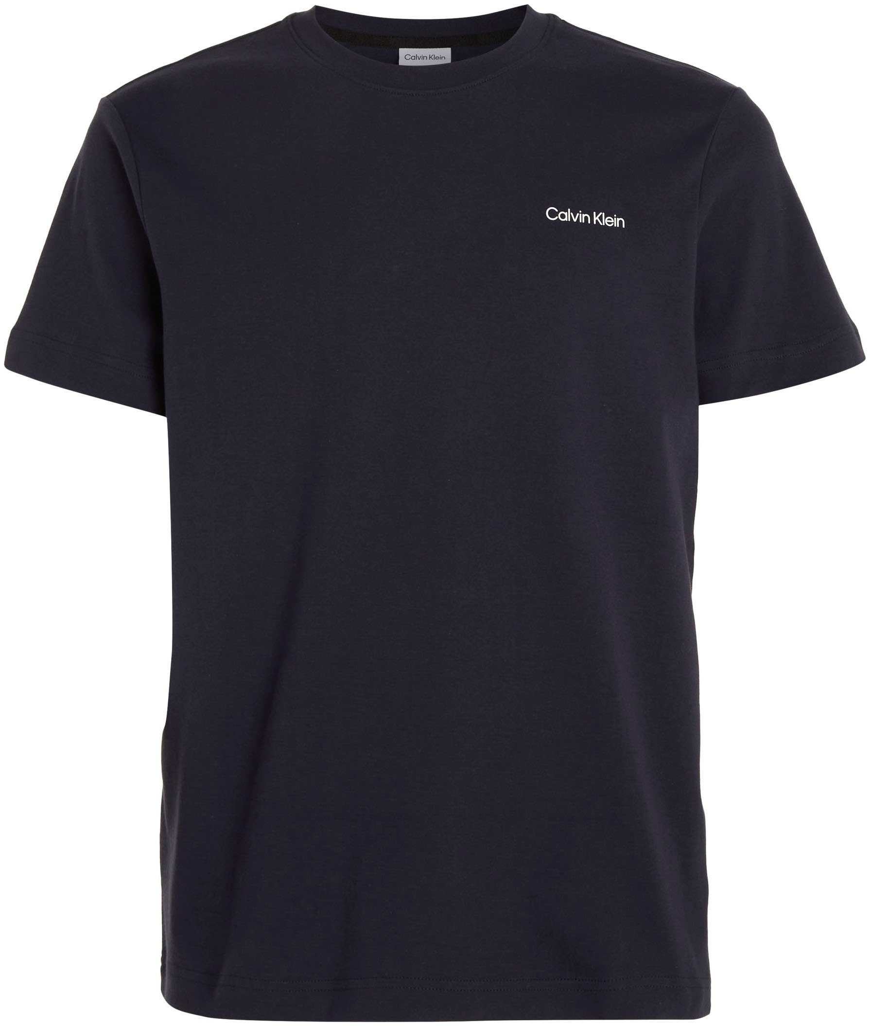 Calvin Klein T-shirt MICRO LOGO INTERLOCK T-SHIRT met calvin klein-logo op de borst