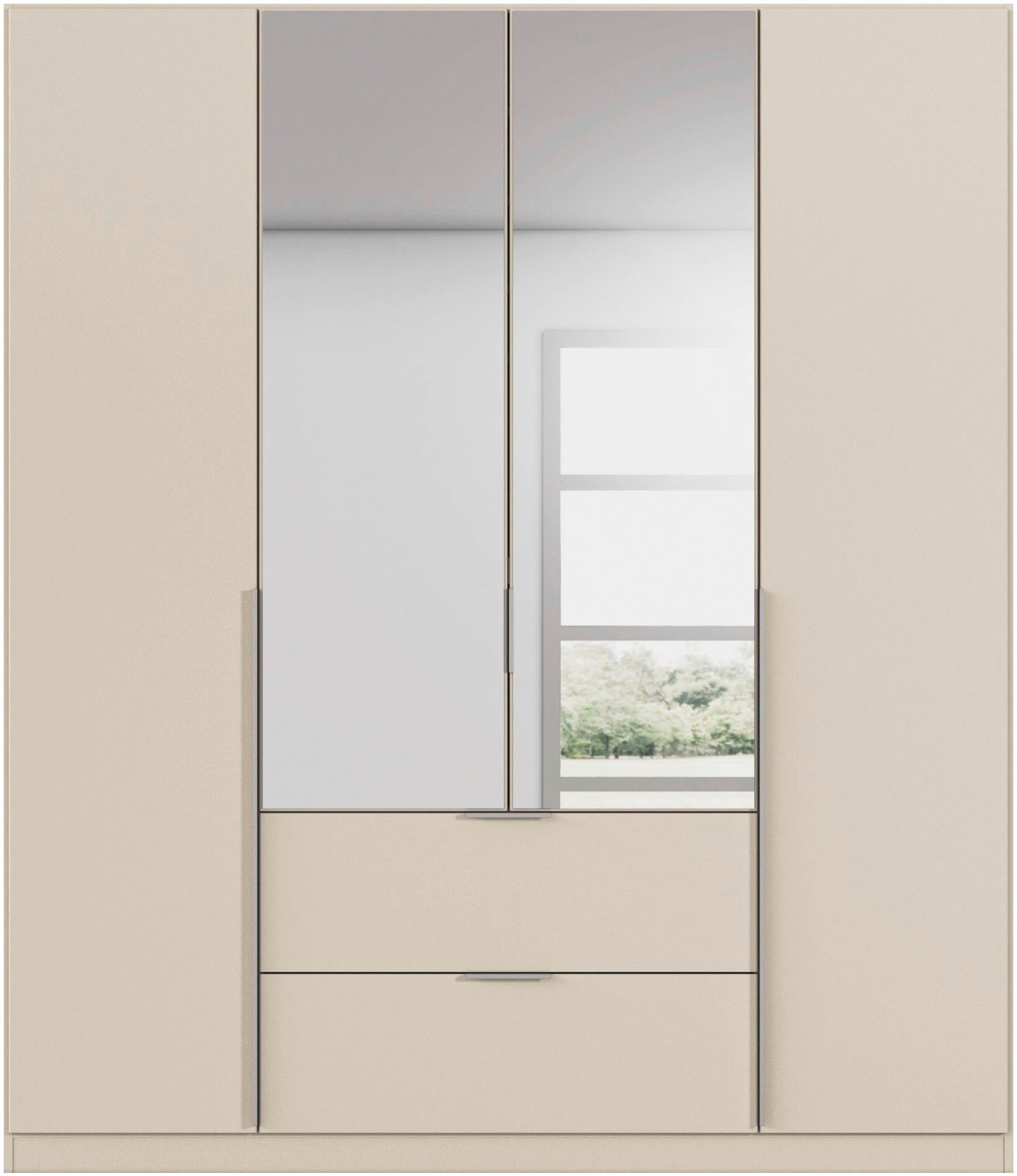 rauch Draaideurkast Kledingkast kast garderobe AGORDO met decor- of hoogglansfront