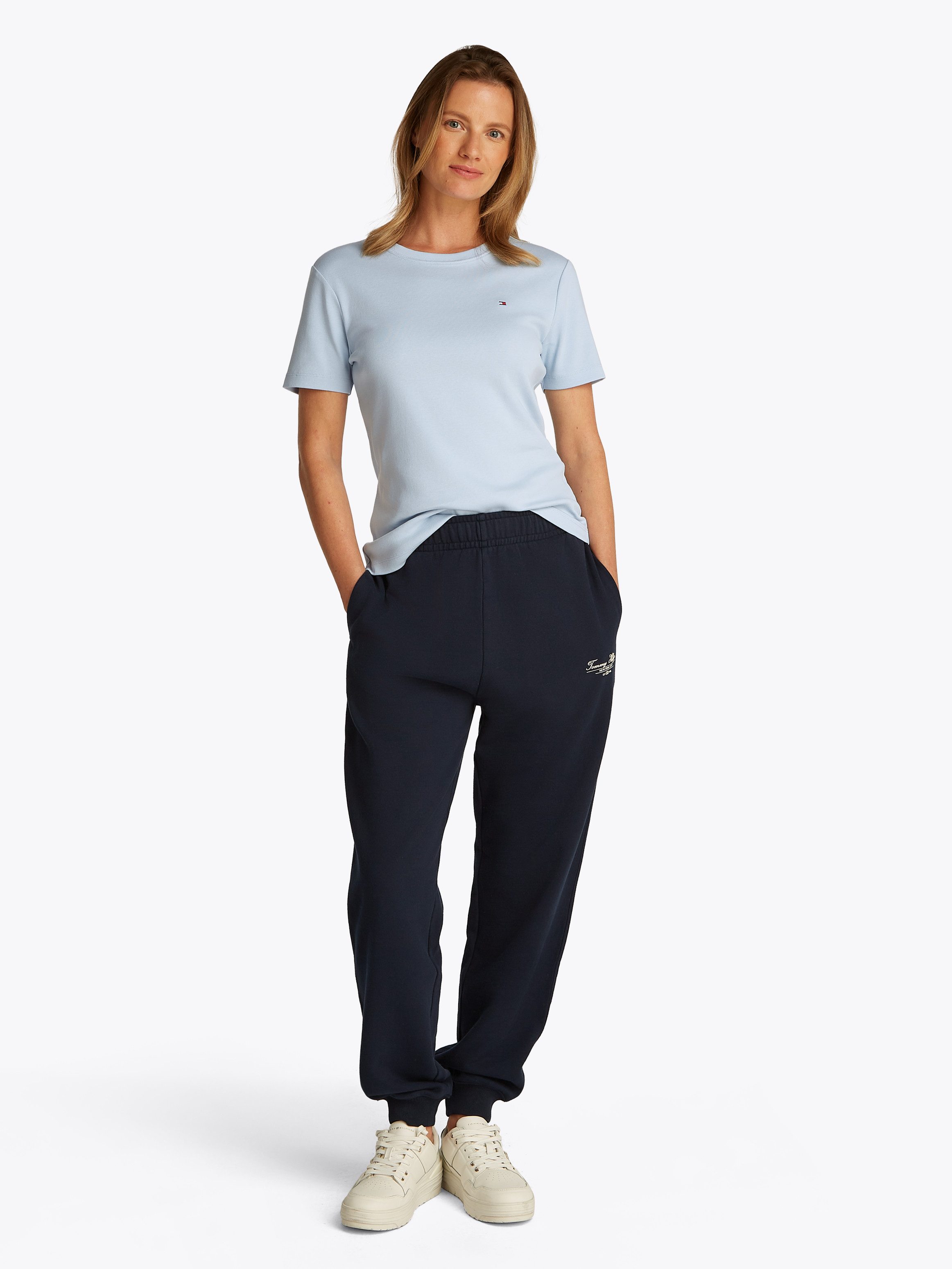Tommy Hilfiger T-shirt SLIM CODY C-NK SS met geborduurd logo