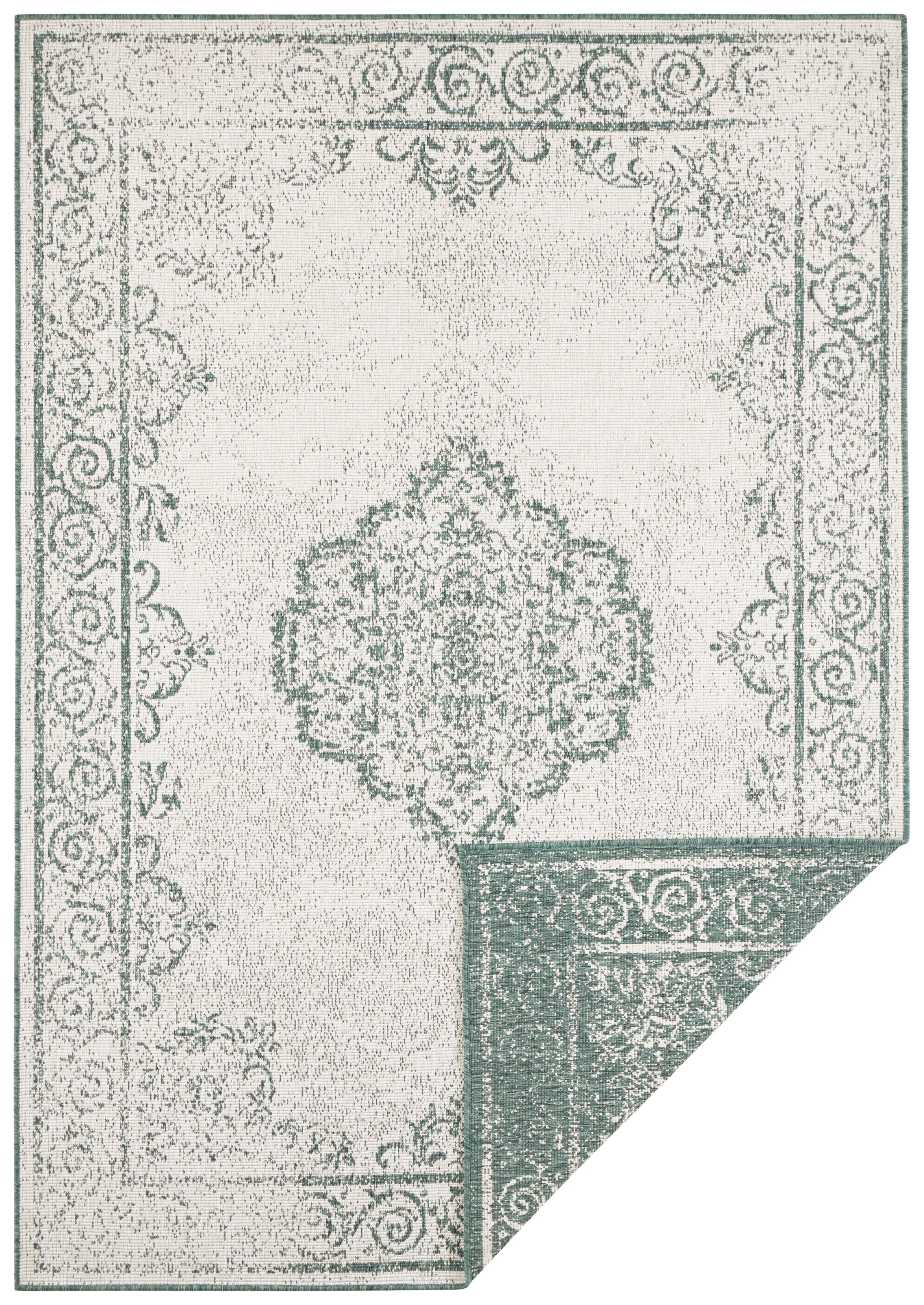 NORTHRUGS Vloerkleed CEBU tweezijdig te gebruiken kleed In- & outdoor, weerbestendig, balkon, woonkamer, waterbestendig, oriëntaals