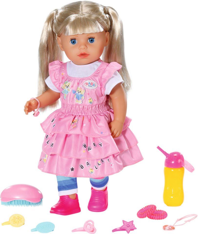 Baby Born Staande pop Kleuterschool Little Sister, 36 cm