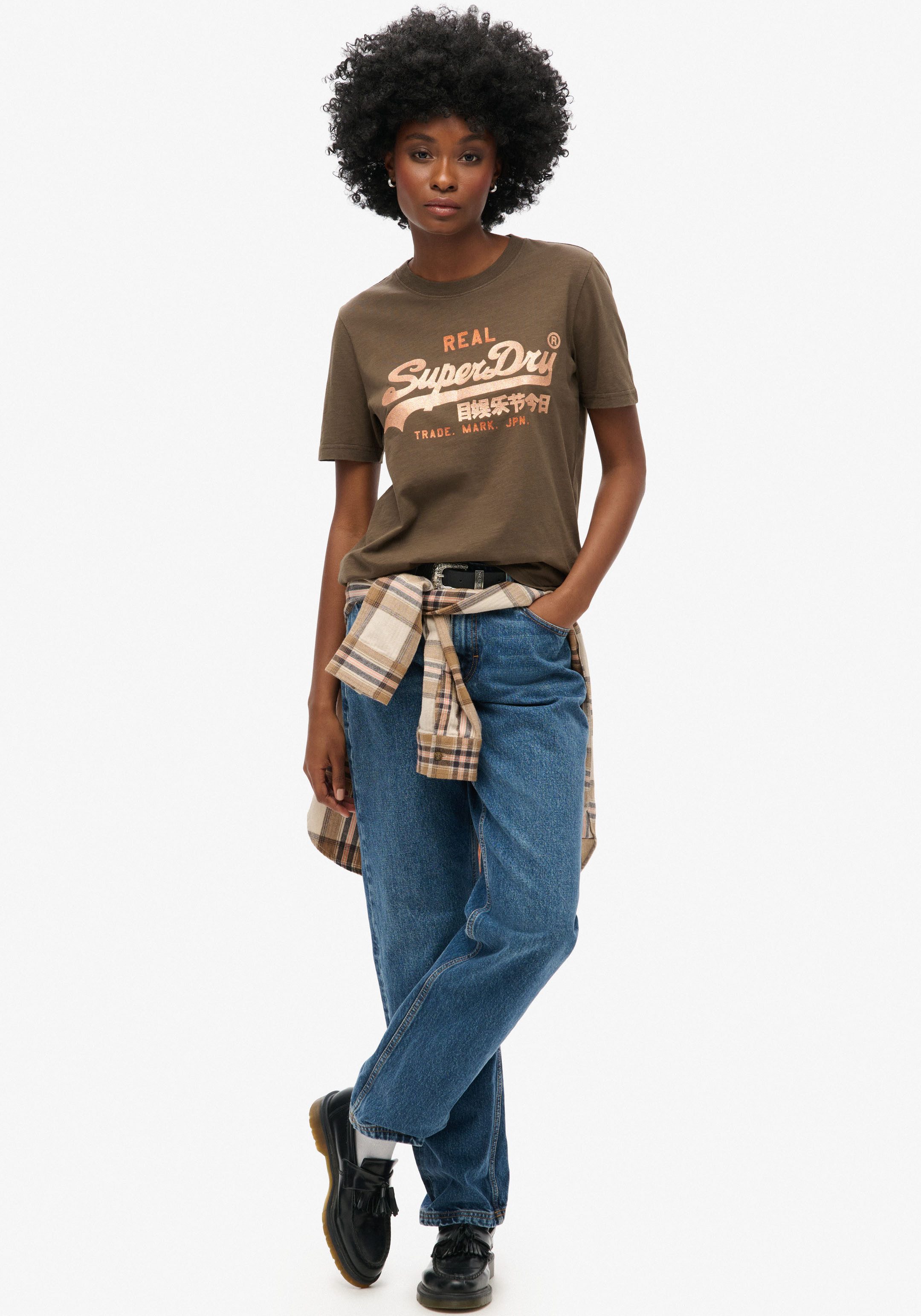 Superdry Shirt met print EMBELLISHED VL GRAPHIC T SHIRT