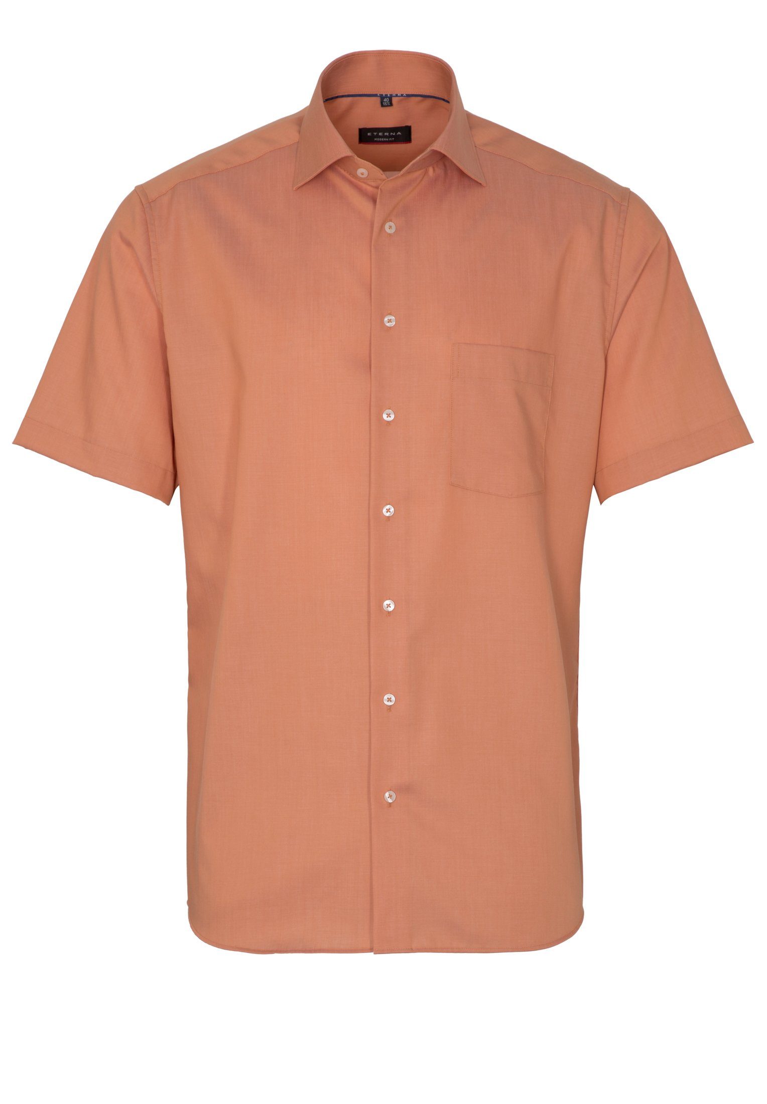 Eterna Overhemd met korte mouwen MODERN FIT NON IRON (strijkvrij)