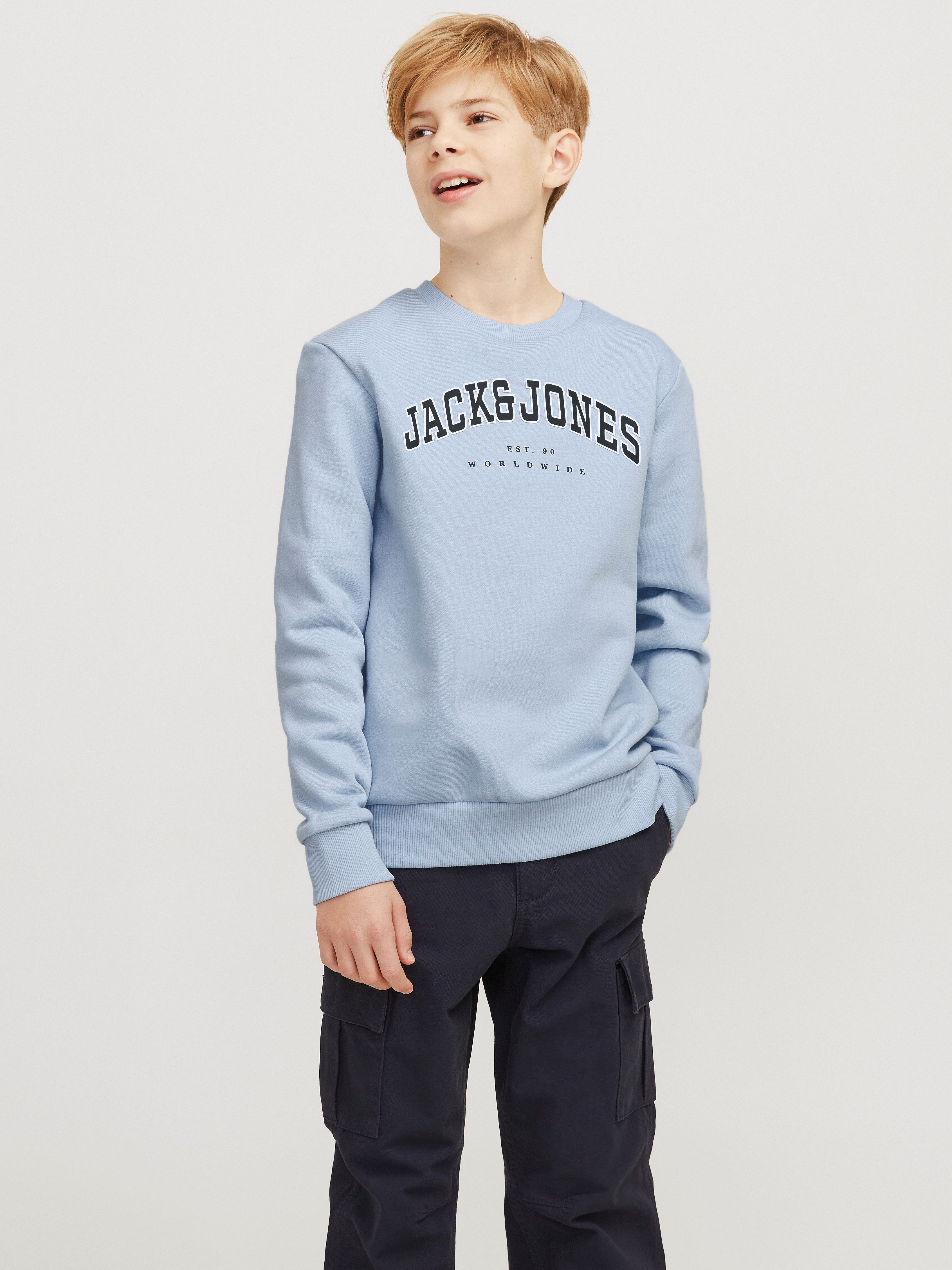 Jack & Jones Junior Sweatshirt JJECALEB VARSITY SWEAT CREW NECK SN JNR