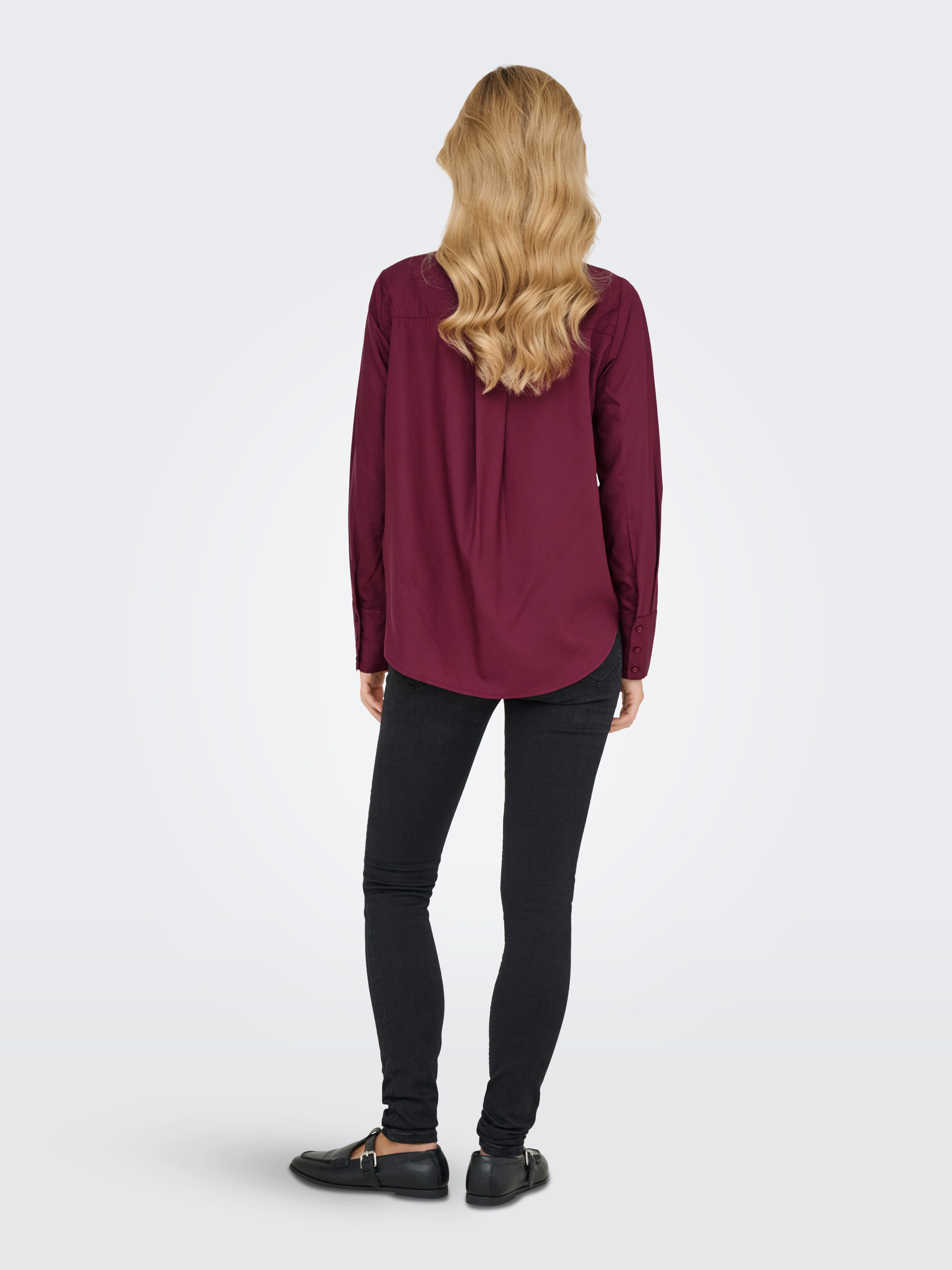Only Overhemdblouse ONLBERIT LIFE L/S SHIRT WVN