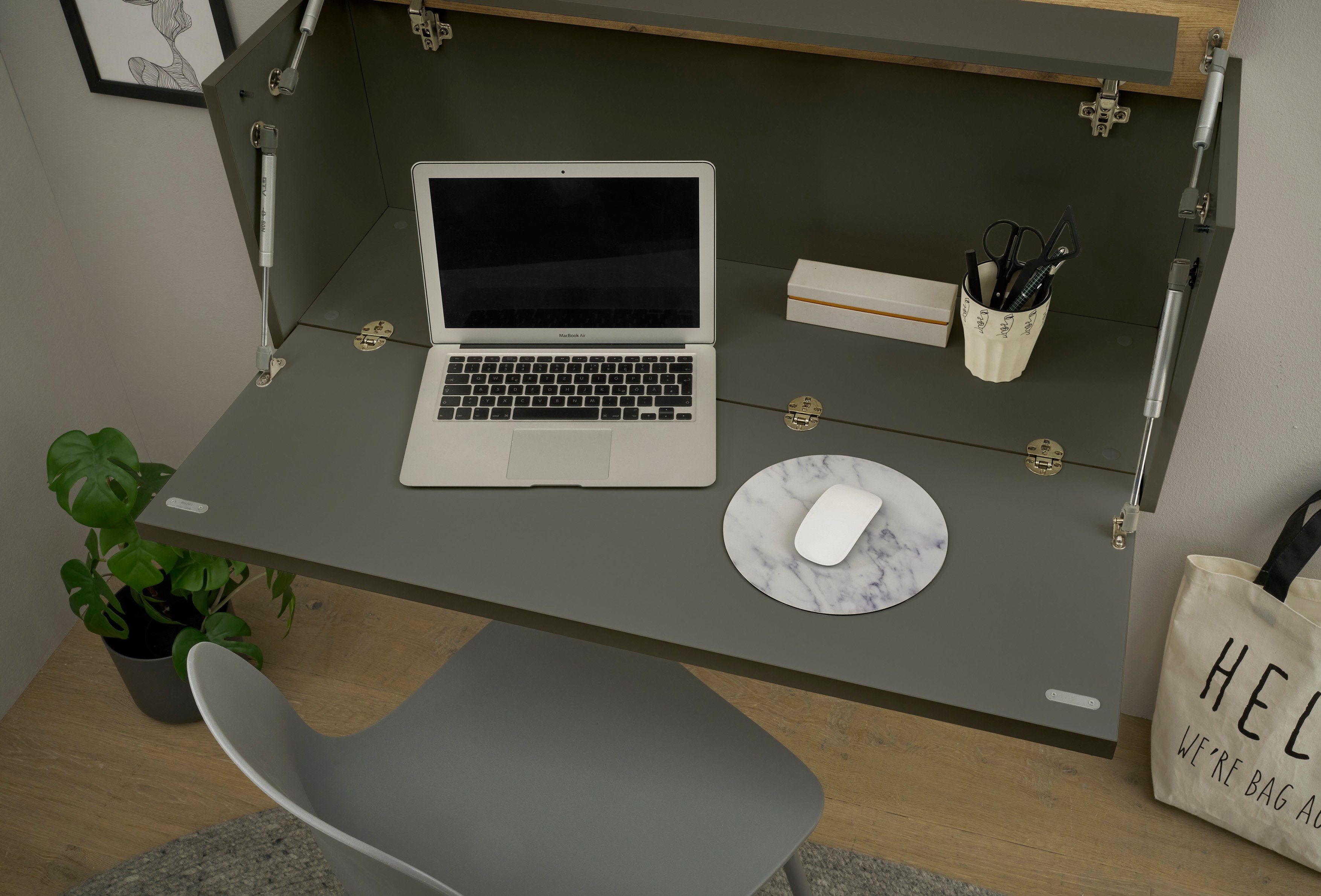 INOSIGN Set kantoormeubelen City/Giron Thuiskantoor, wandsecretaire (set, 5-delig)