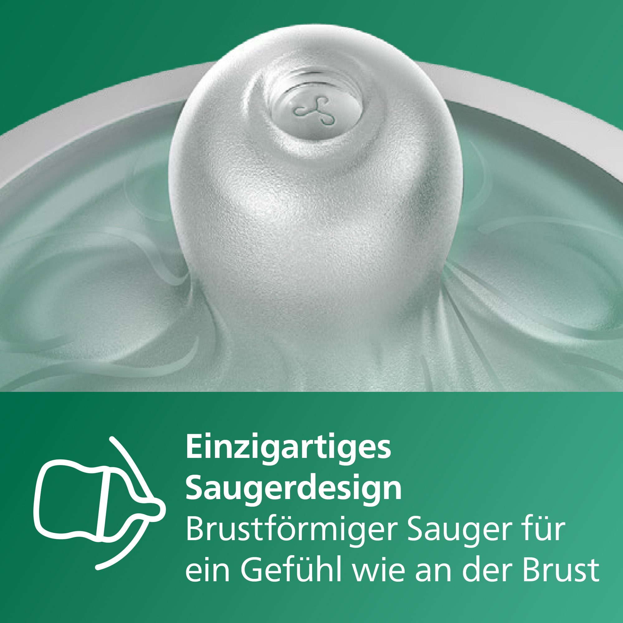 Philips AVENT Babyfles Natural Response SCY933/02 2 stuks, 240 ml, glas, vanaf de 1e maand
