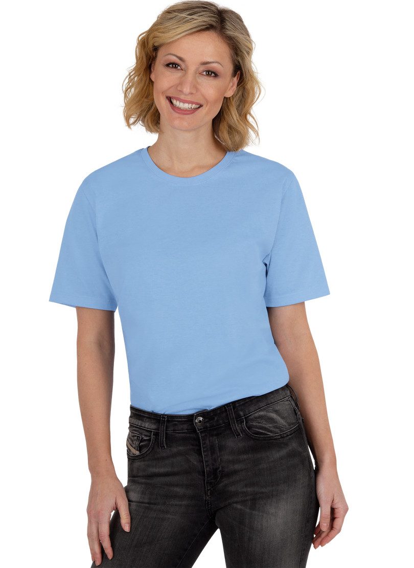Trigema T-shirt Trigema T-shirt DELUXE katoen (1-delig)