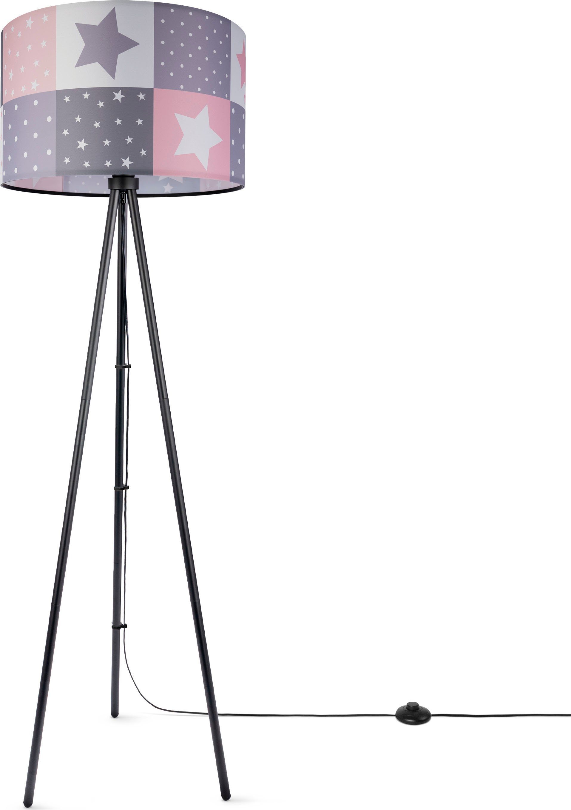 Paco Home Staande lamp Trina Cosmo Kinderlamp LED kinderkamer lamp sterren-motief, vloerlamp E27