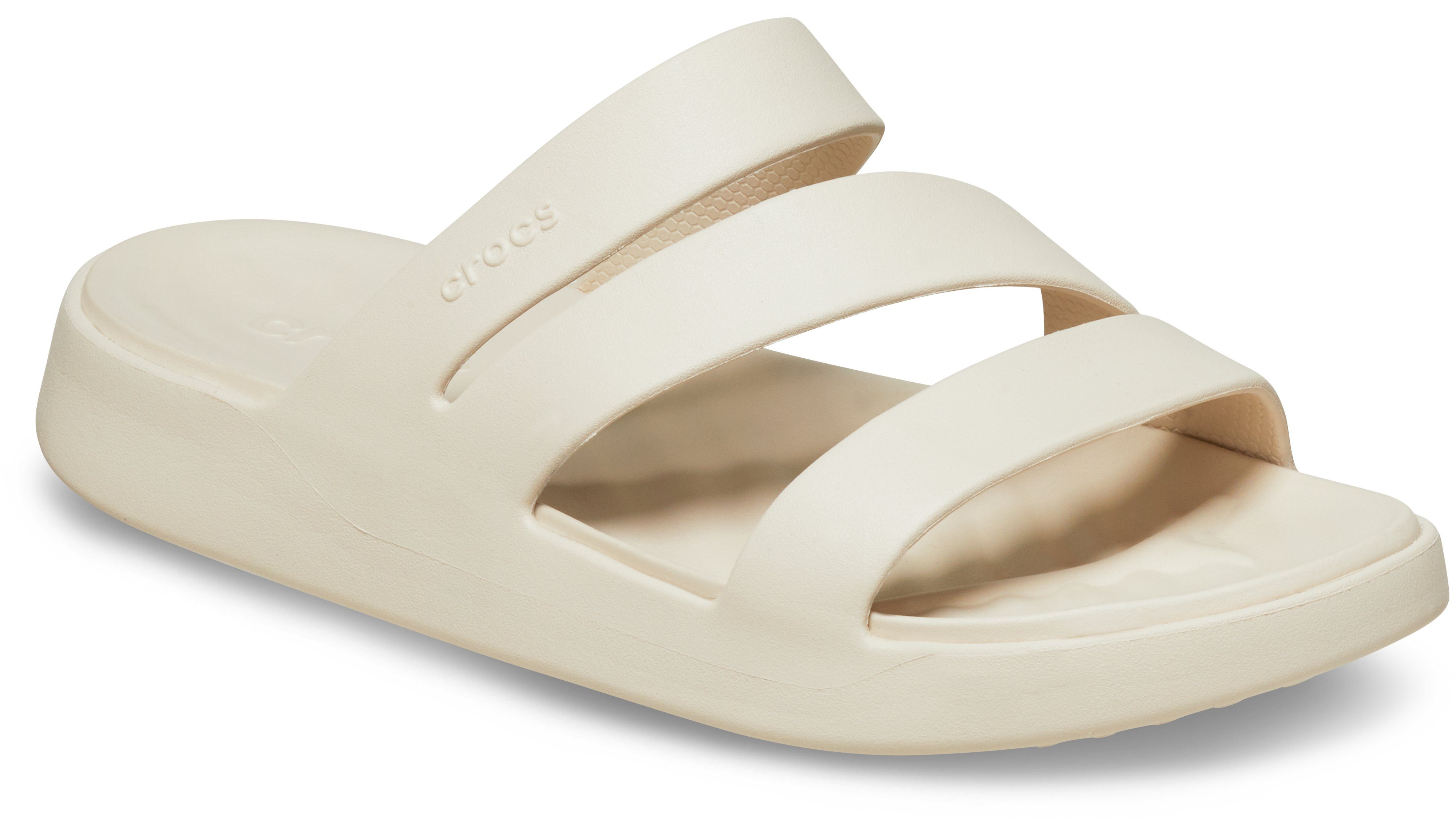 Crocs Badslippers Getaway Strappy , zomerschoen, badschoen, zwembadglijbanen met modieuze bandjes