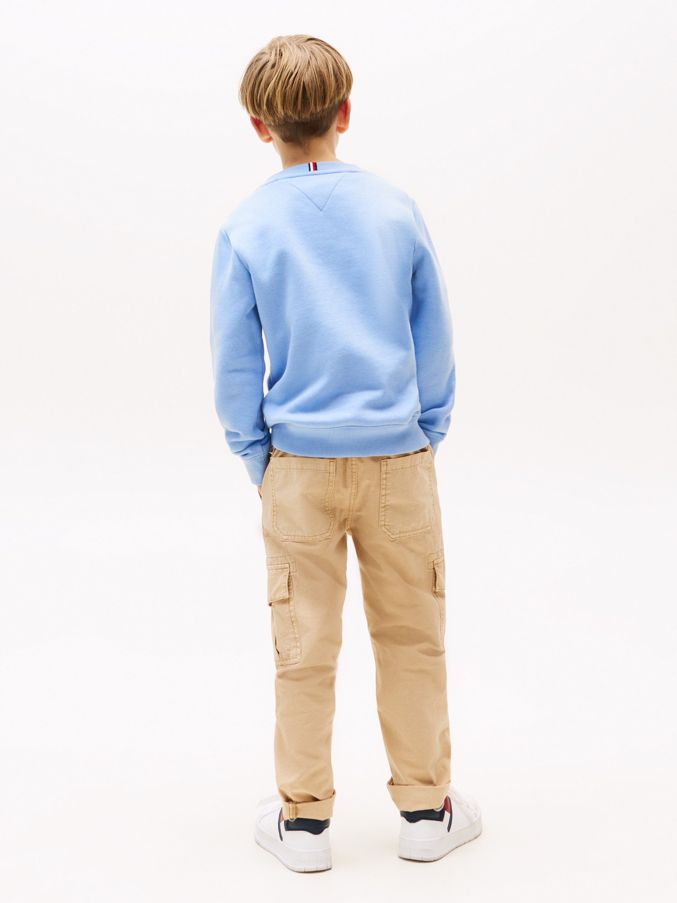 Tommy Hilfiger Sweatshirt TOMMY SCRIPT FLAG SWEATSHIRT voor kinderen tot 16 jaar, vlag-logo-print