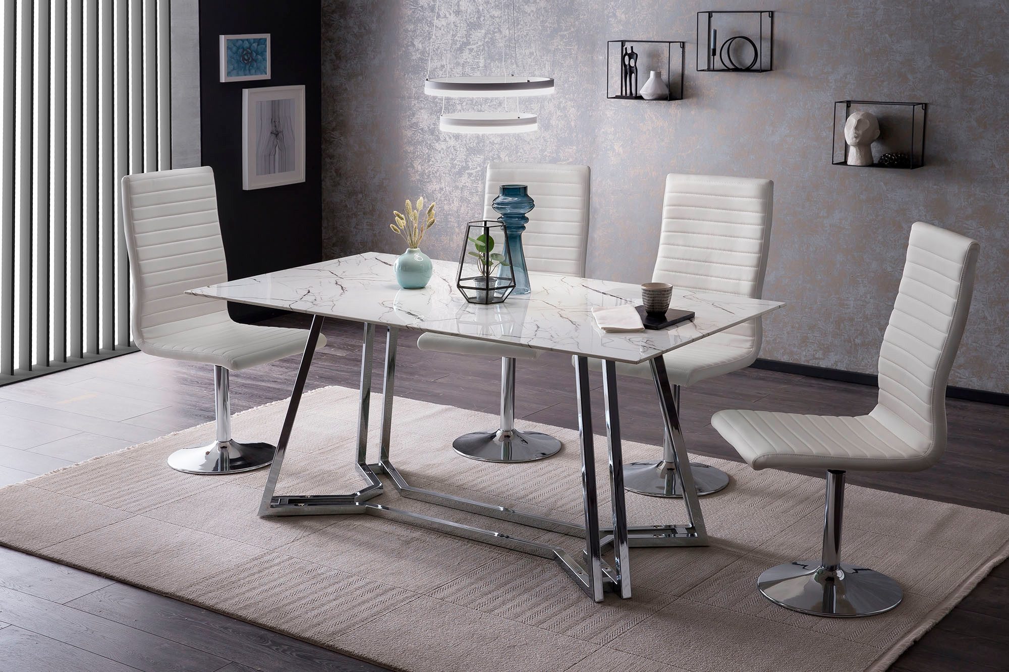 SalesFever Eetkamerstoel met draaifunctie (set, 4 stuks)