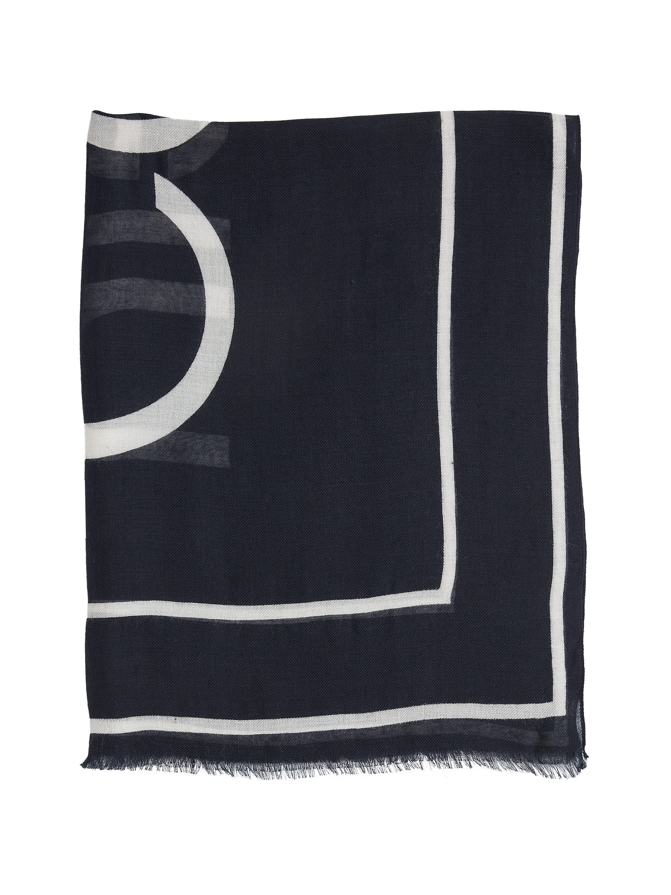Calvin Klein Sjaal LARGE LOGO LW WOOL STOLE