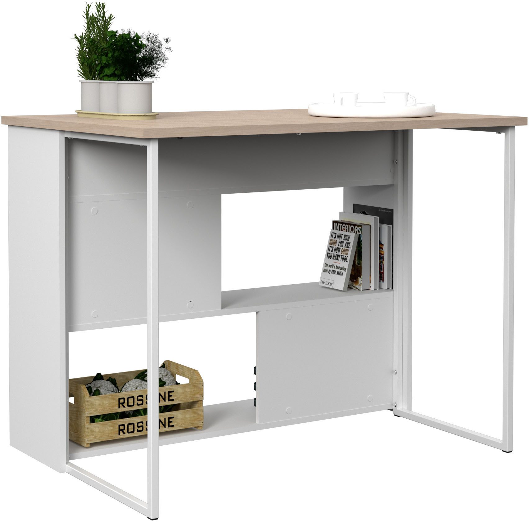 Parisot Kastenset Socool 1, balie en keukenbuffet, Made in Europe, veel opbergruimte (2 stuks)