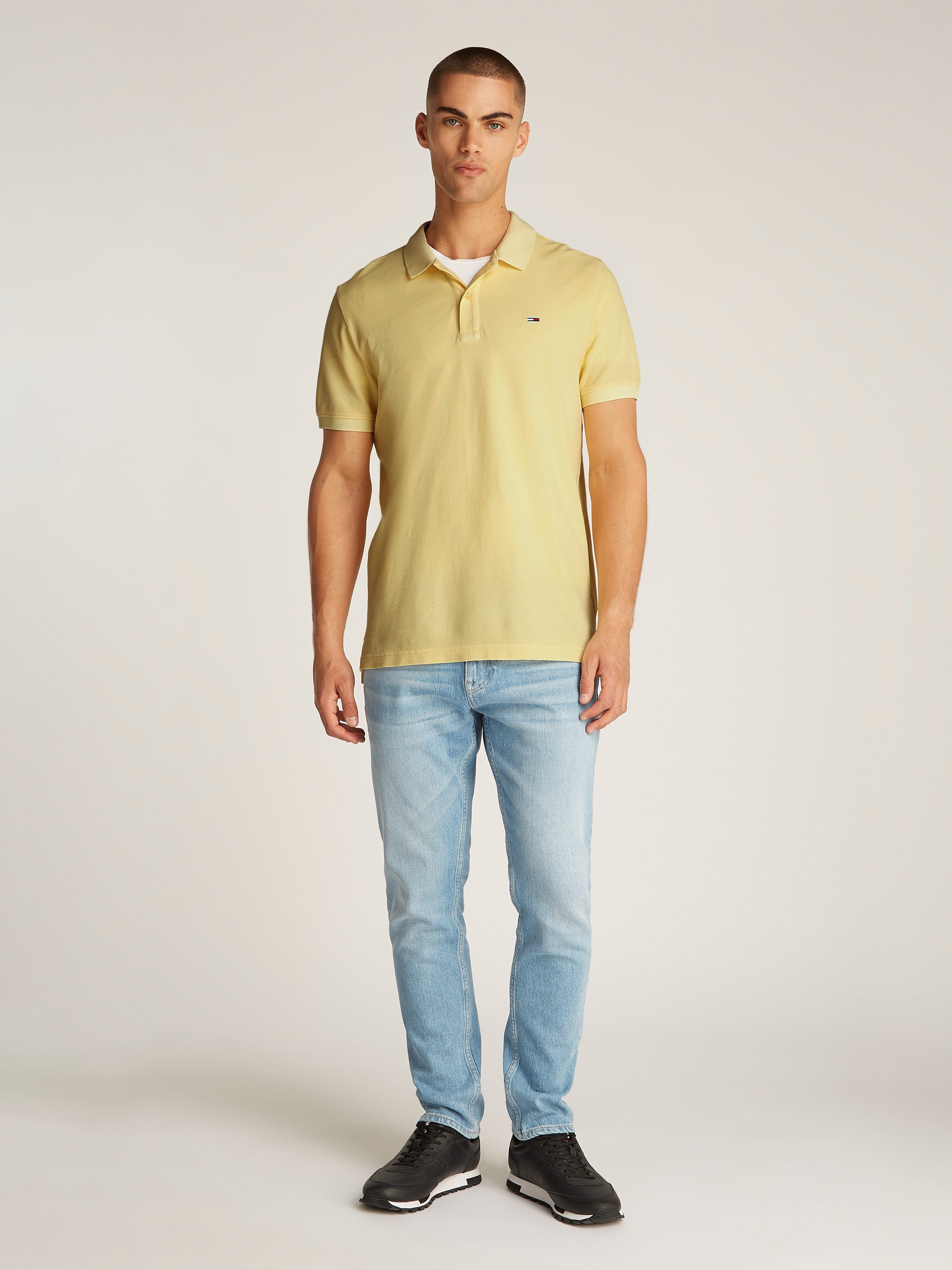 TOMMY JEANS Poloshirt TJM SLIM ESSENTIAL GD POLO SS