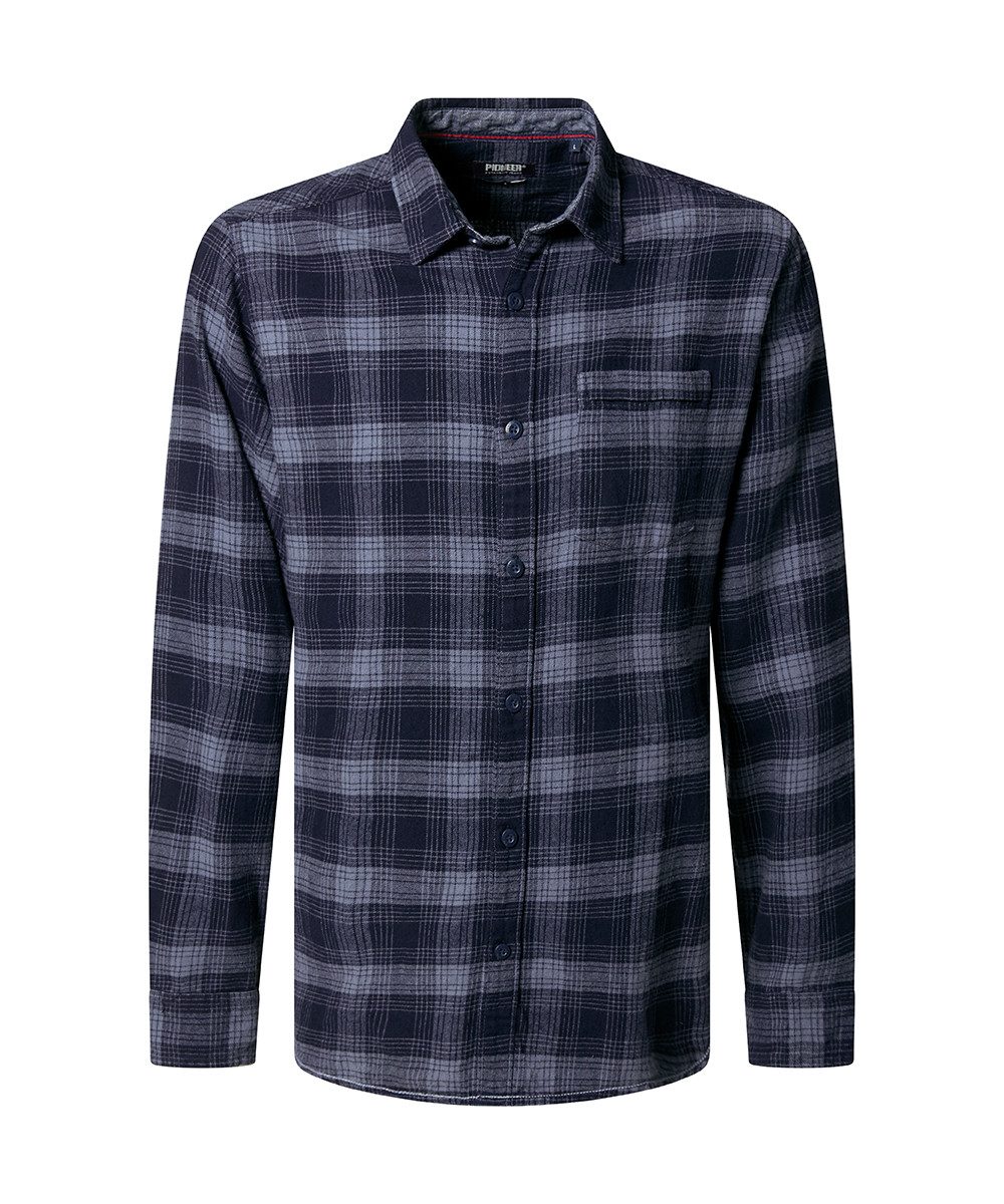 Pioneer Authentic Jeans Overhemd met lange mouwen met geruit patroon