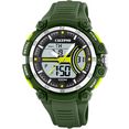 calypso watches chronograaf street style, k5779-4 groen