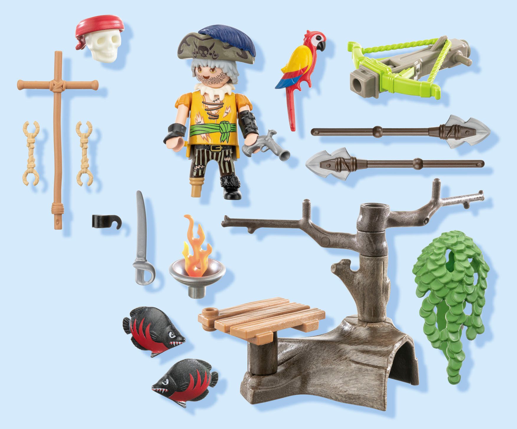 Playmobil® Constructie-speelset Pirat mit Balliste (71795), Playmobil Pirates (31-delig)