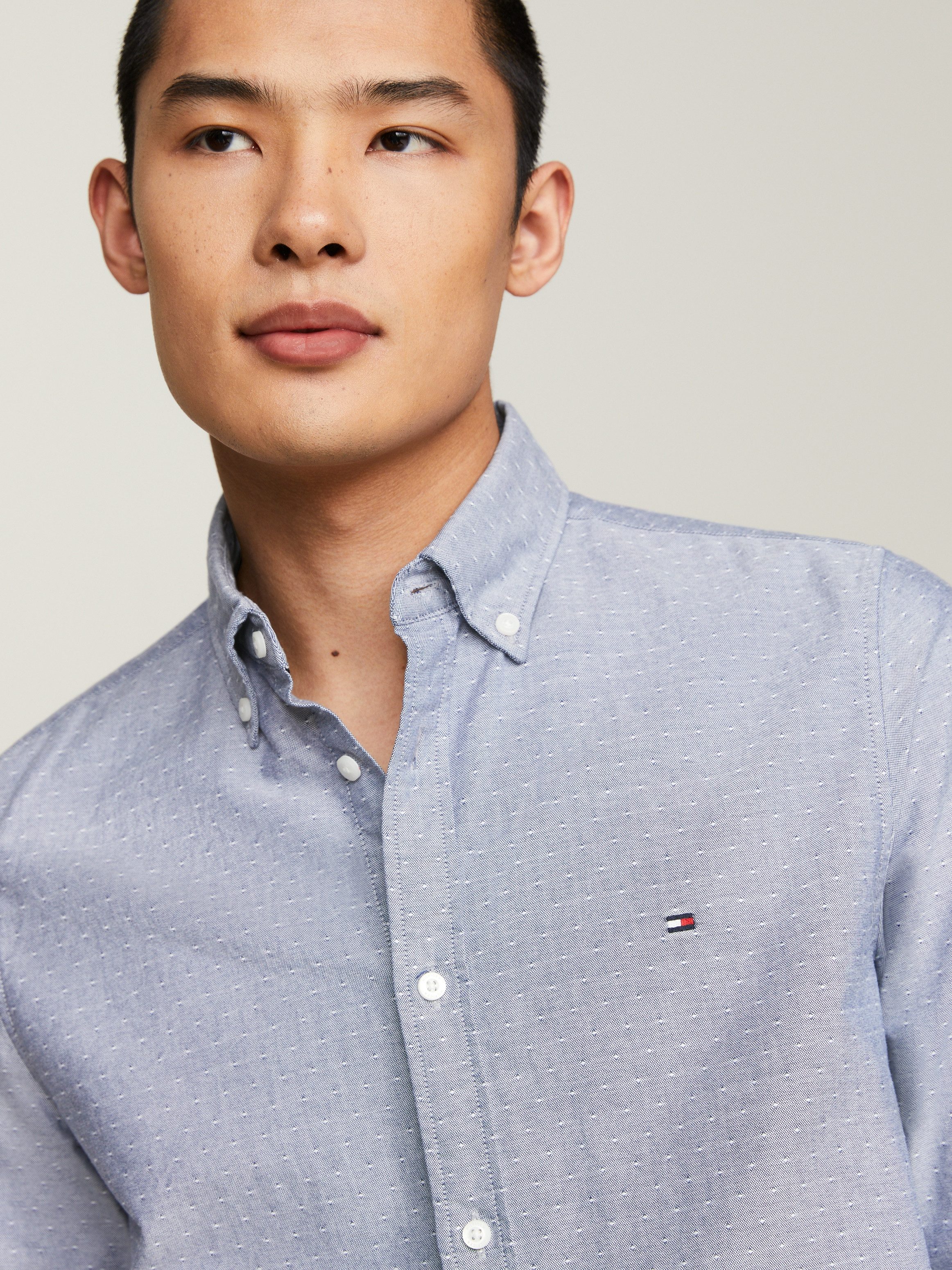 Tommy Hilfiger Overhemd met lange mouwen OXFORD DOBBY SF SHIRT