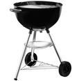 weber houtskoolbarbecue bar-b-kettle, 47 cm, black zwart