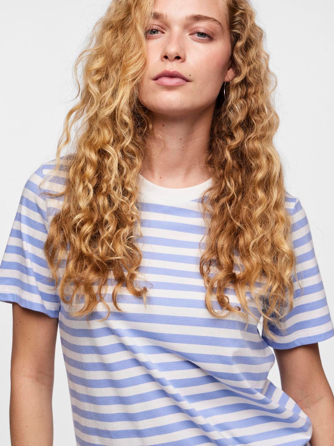 pieces Shirt met korte mouwen PCRIA SS TEE STRIPES NOOS BC