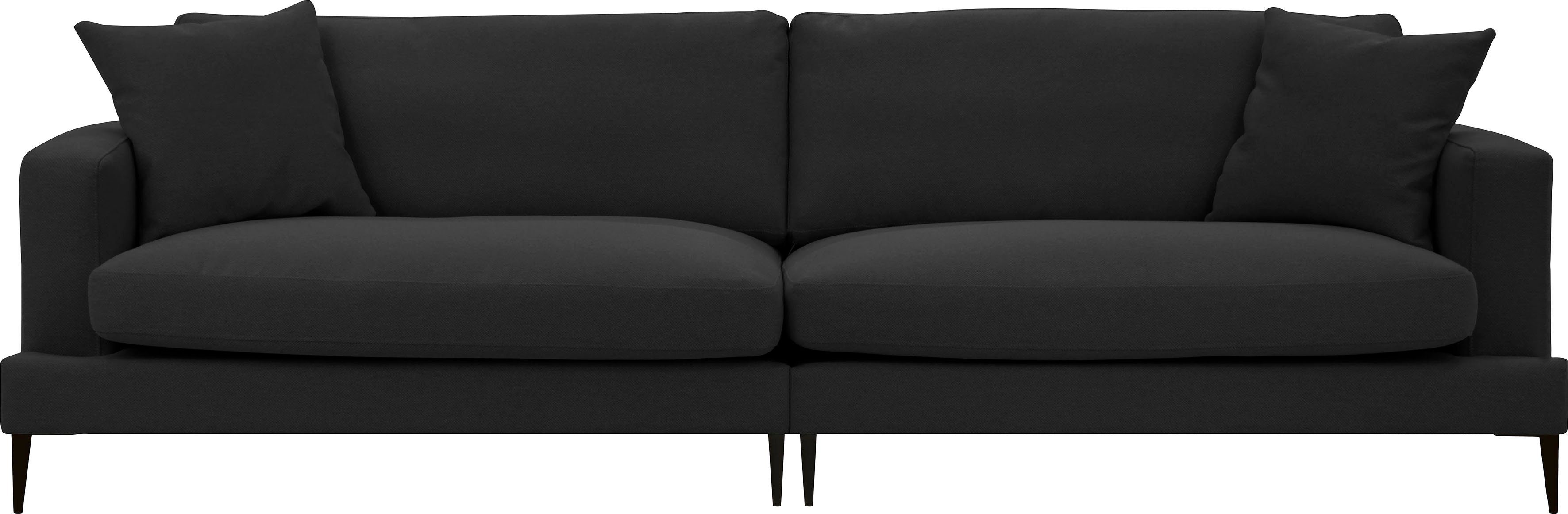Leonique Megabank Cozy elegante designbank, afmetingen B/D/H: 252/97/80 cm