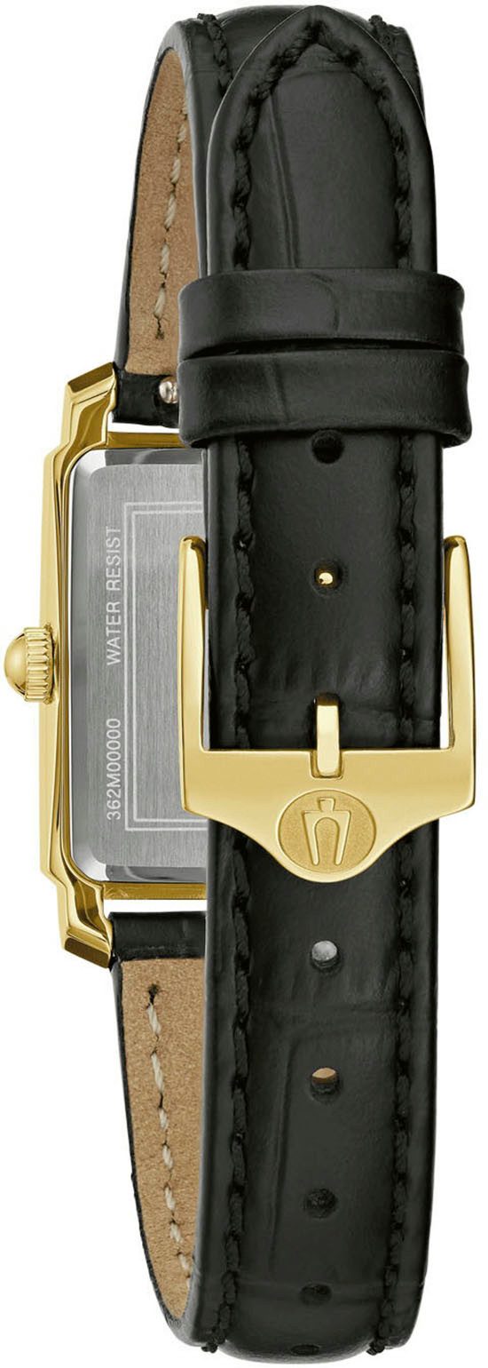 Bulova Kwartshorloge 97P166 Polshorloge, dameshorloge, roestvrijstalen armband, met diamanten