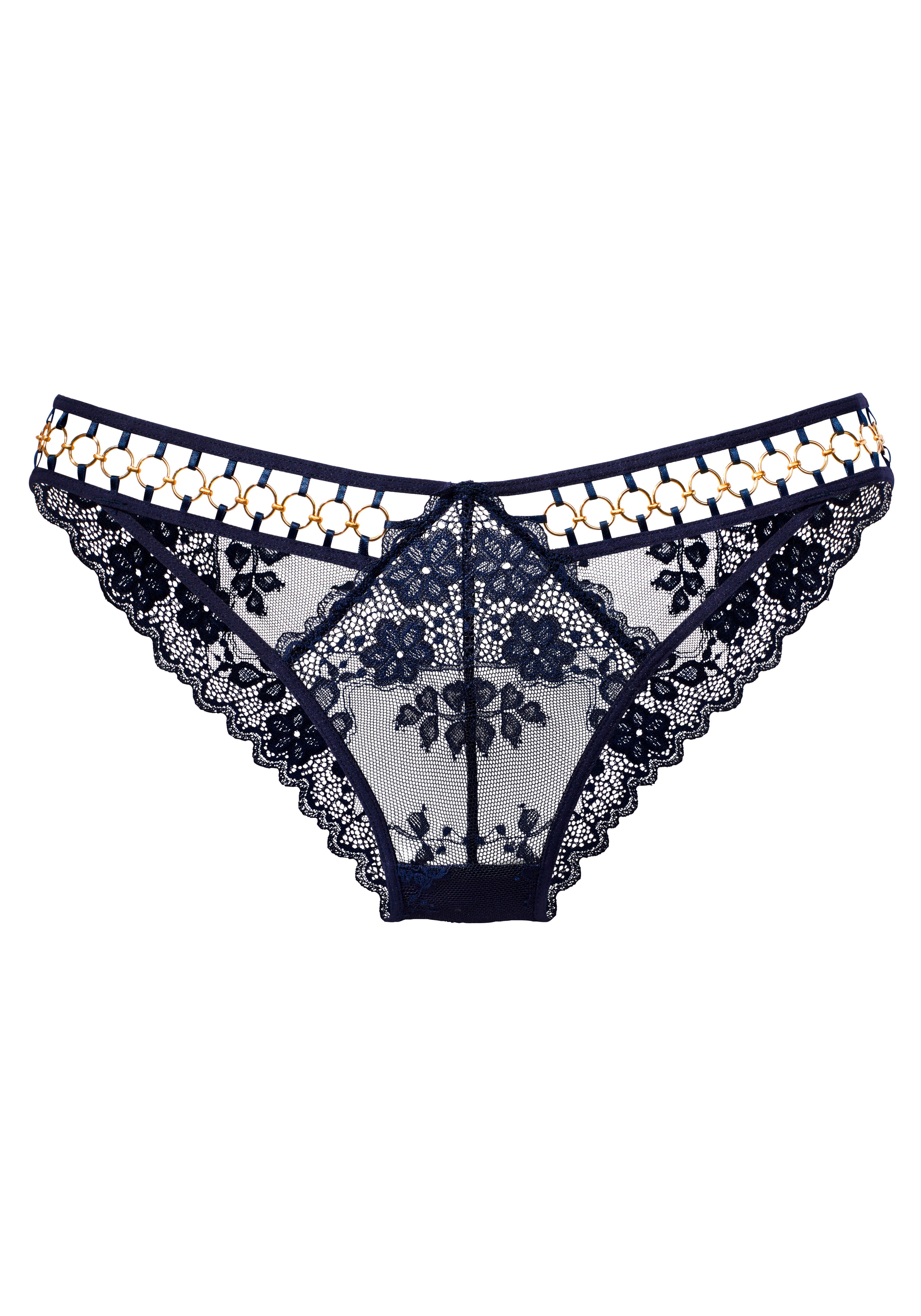 Lascana Tanga met cut-outs en decoratieve ringen, sexy lingerie, verleidelijke ondermode
