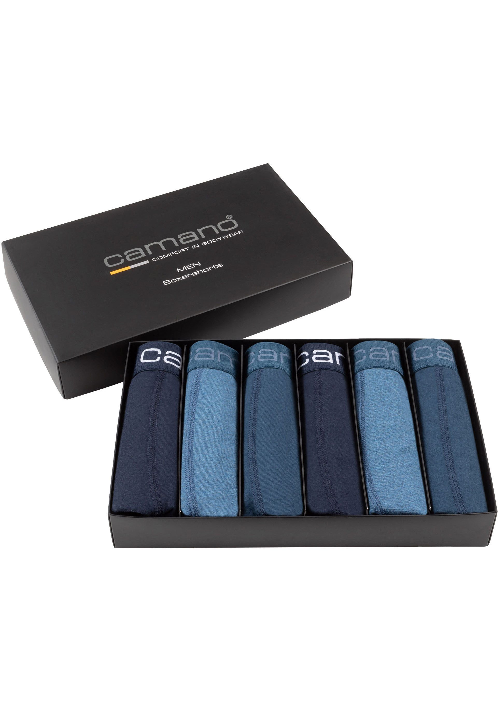 Camano Boxershort Comfort met stretch-logoband (Set van 6)