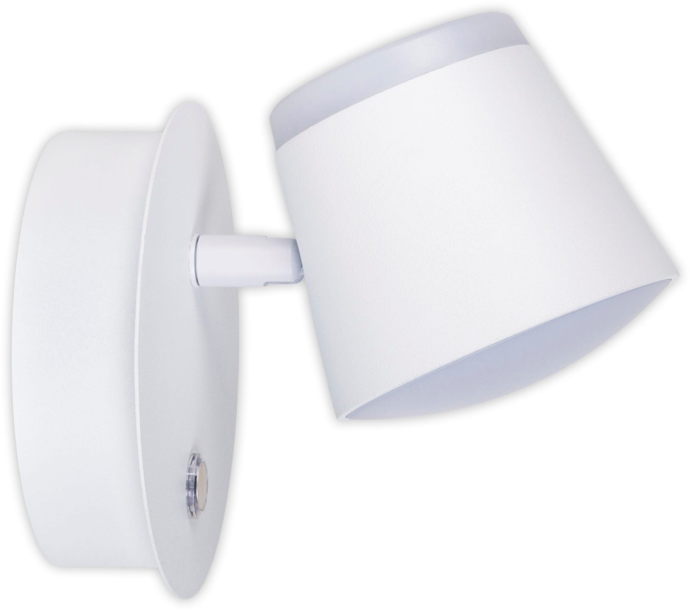 näve Led-wandlamp Tondo magnetisch, batterij opladen via usb-c kabel, dimbaar per touch, geheugen (1 stuk)