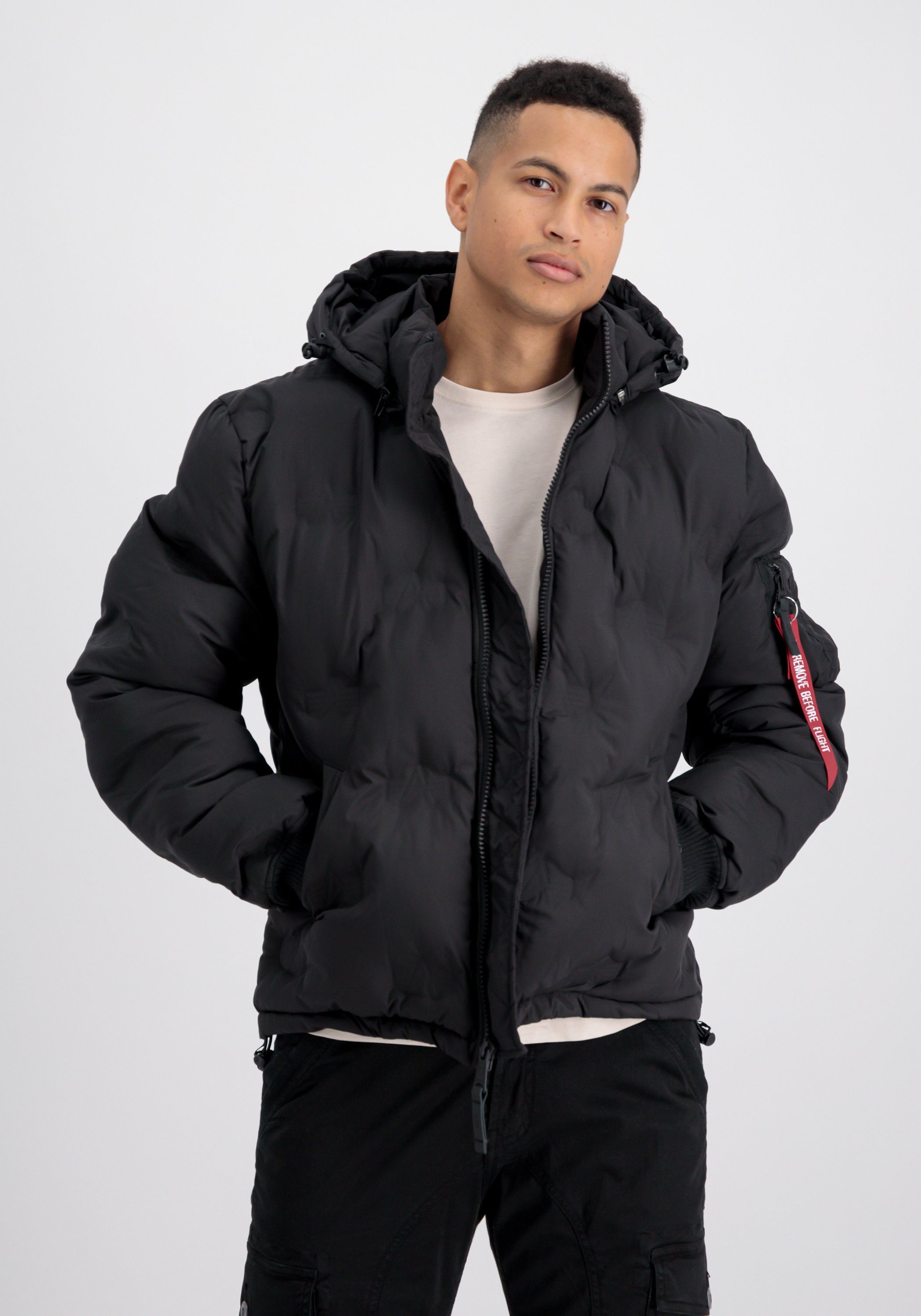 Alpha Industries Winterjack  Men - Cold Weather Jackets Hooded Logo Puffer