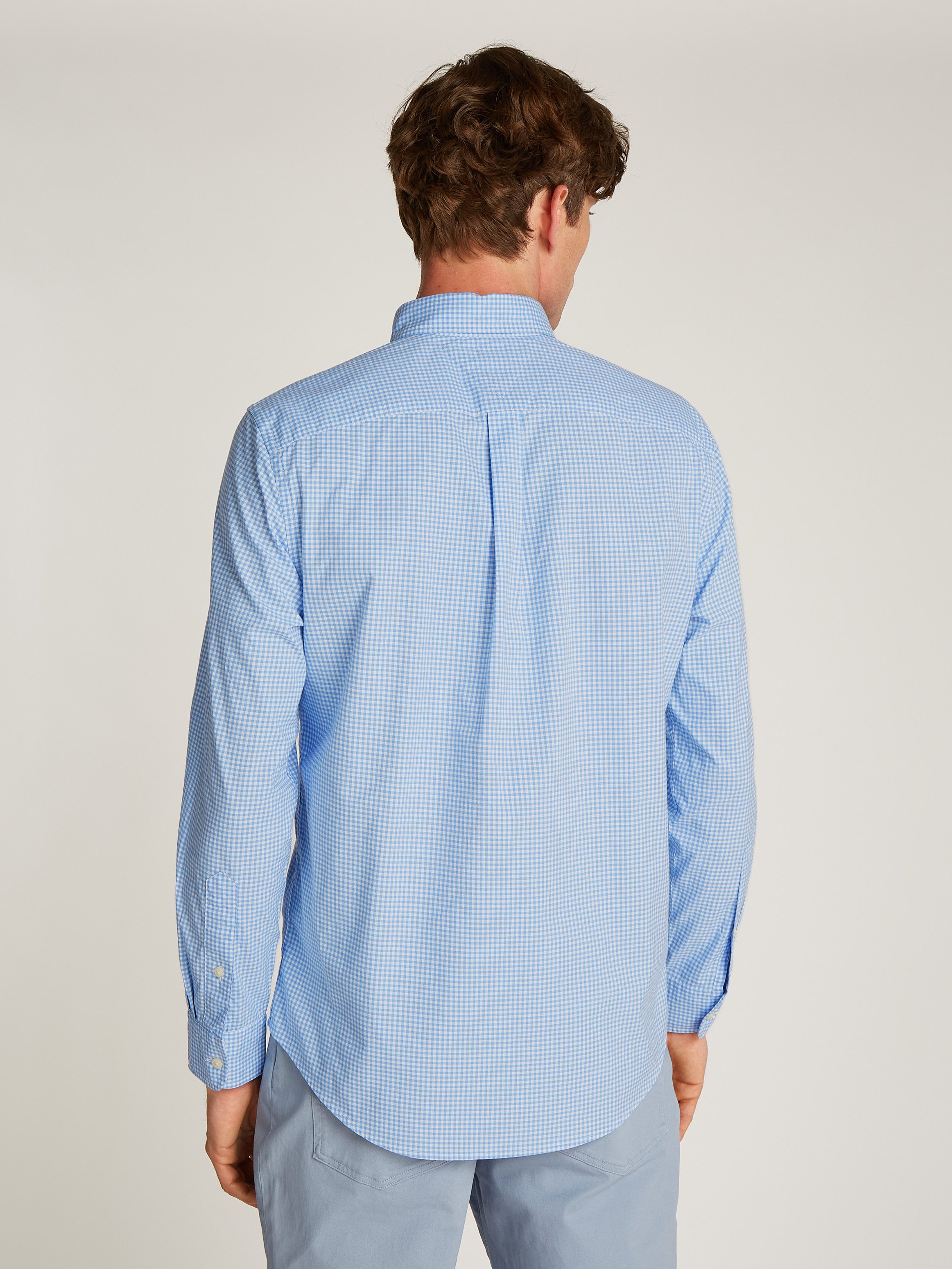 Tommy Hilfiger Businessoverhemd FLEX POPLIN GINGHAM RF SHIRT