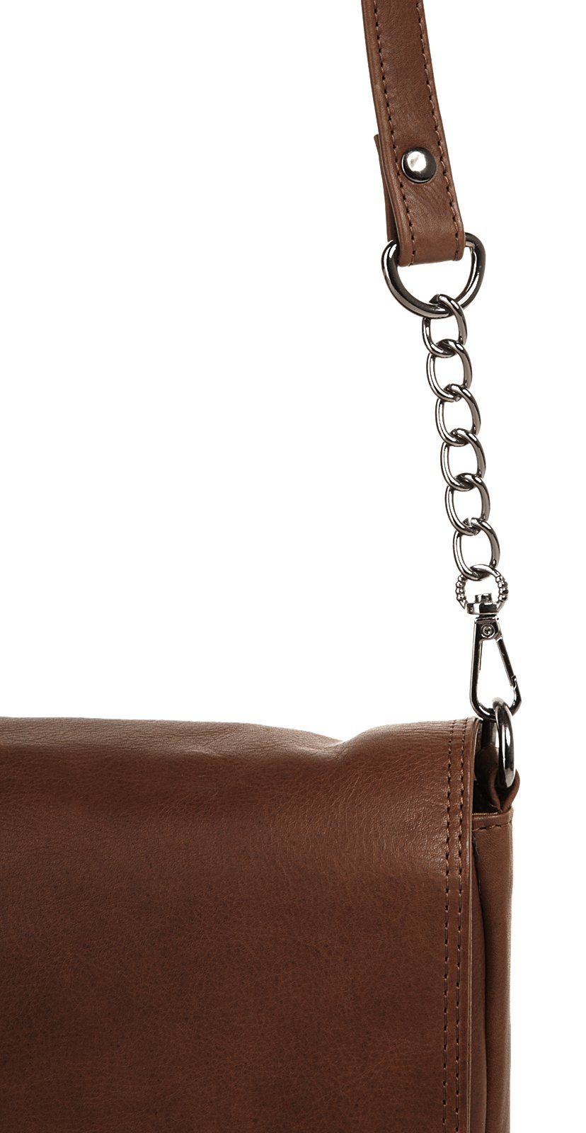 Cluty Schoudertas echt leder