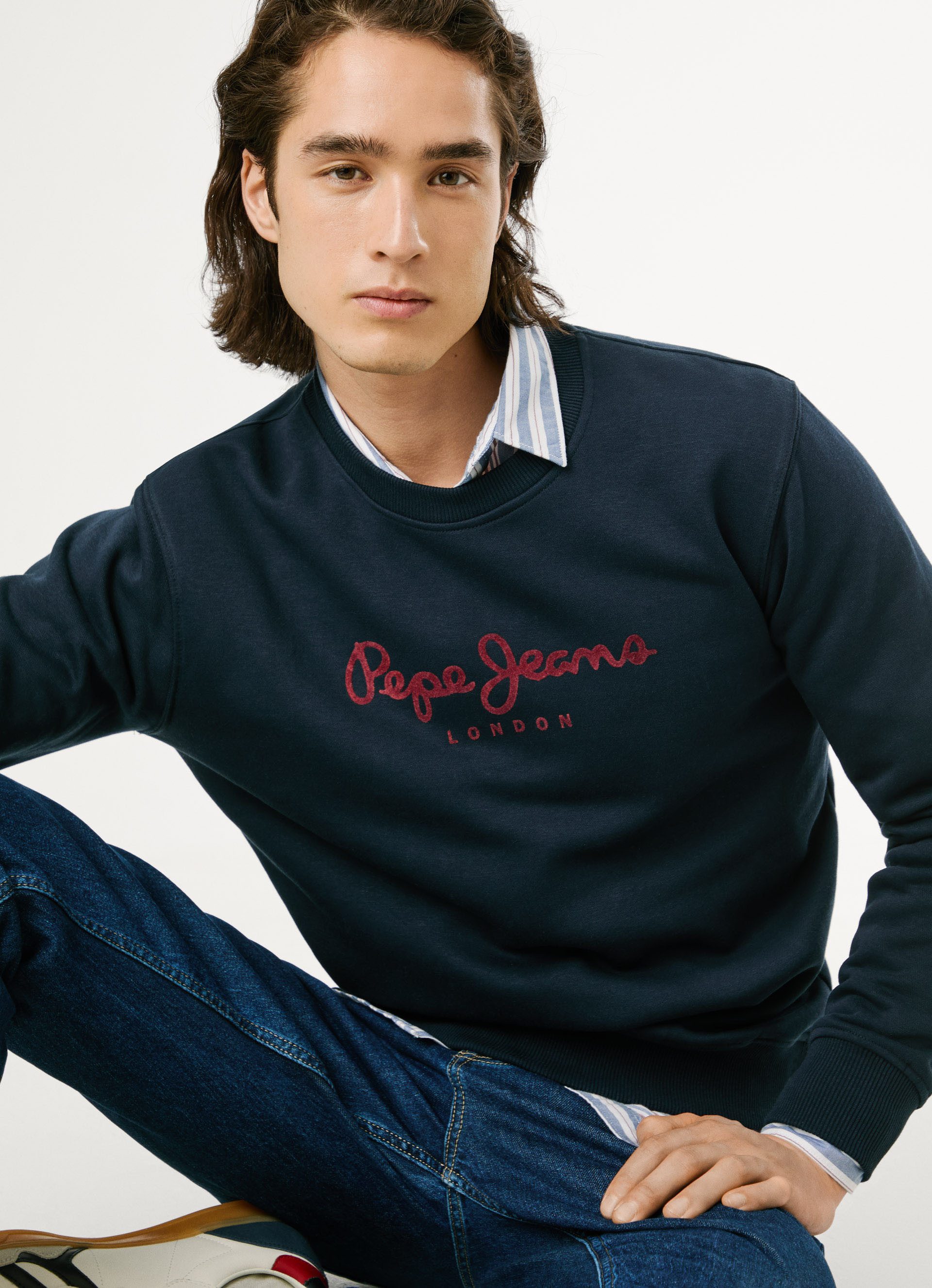 Pepe Jeans Sweatshirt MACBETH PLAIN CREW