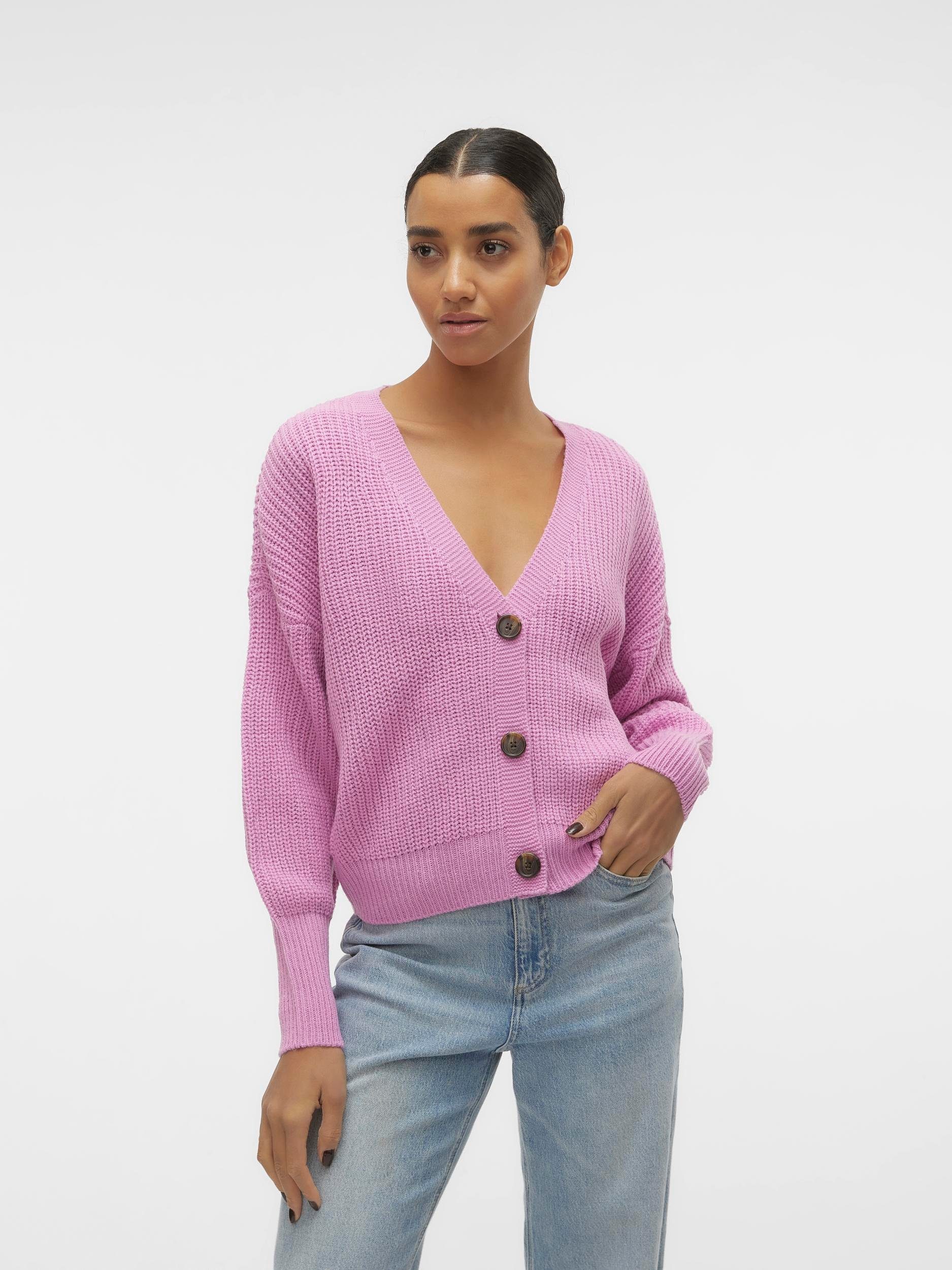 Vero Moda Vest VMLEA LS V-NECK CUFF CARDIGAN
