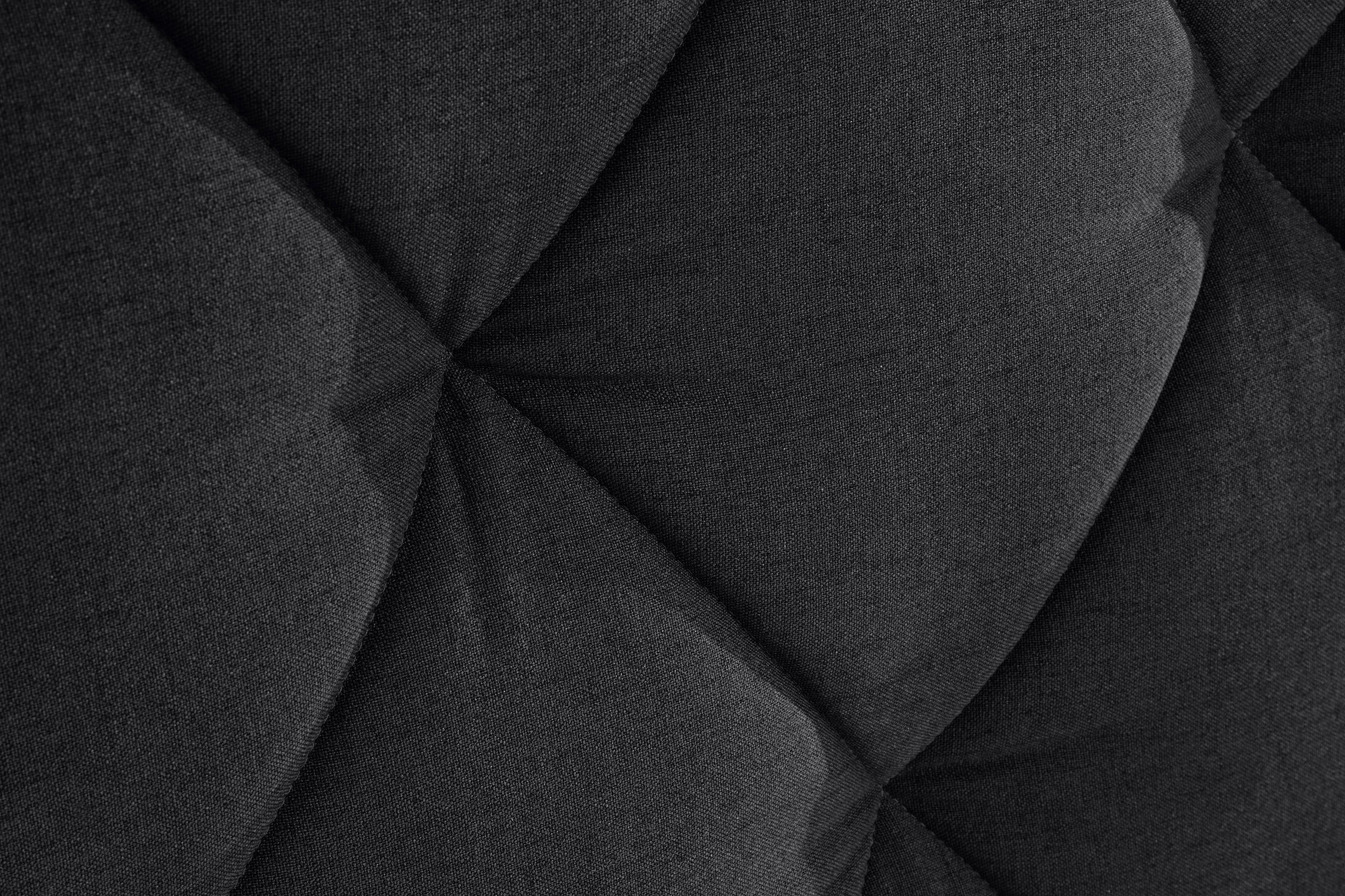 Home affaire Gestoffeerd bed Sunley 140 Kruisstiksel, hoofdbordhoogte 142 cm, zonder of met matras/lattenbodem