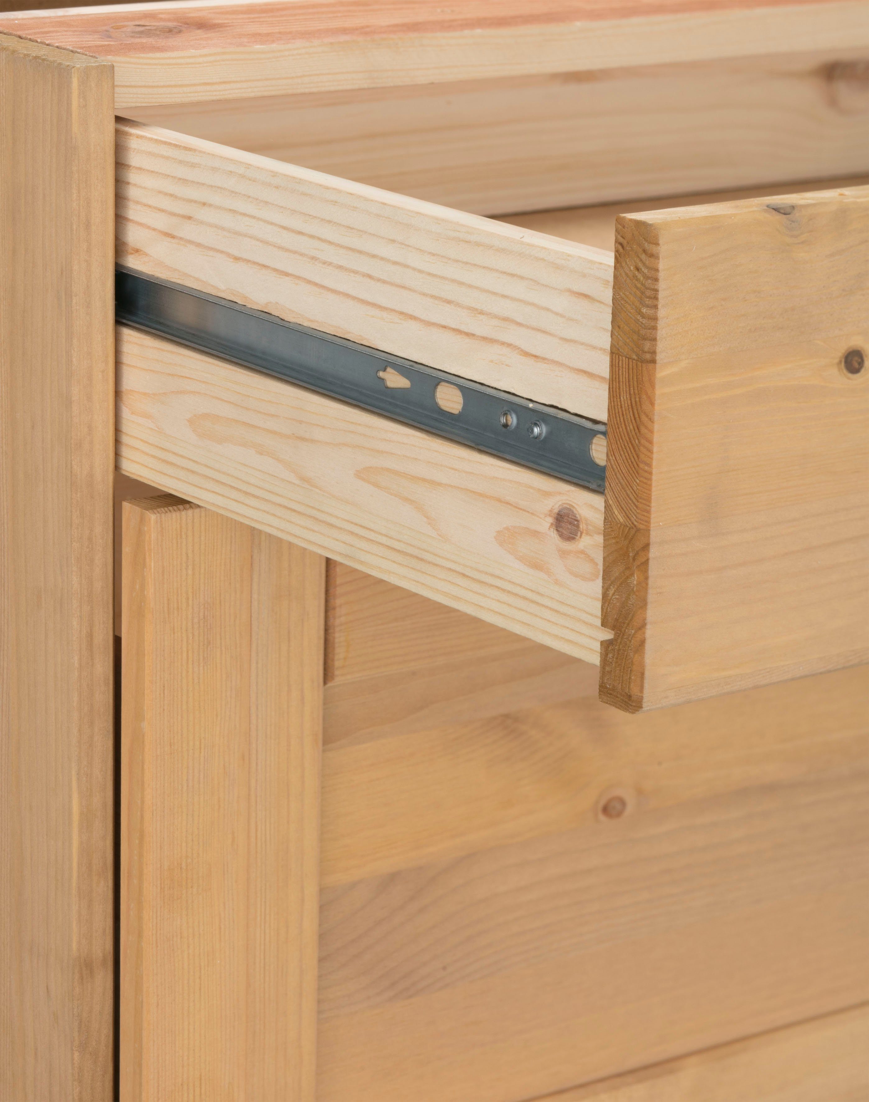 Home affaire Onderkast Alby Breedte 100 cm, 3 laden