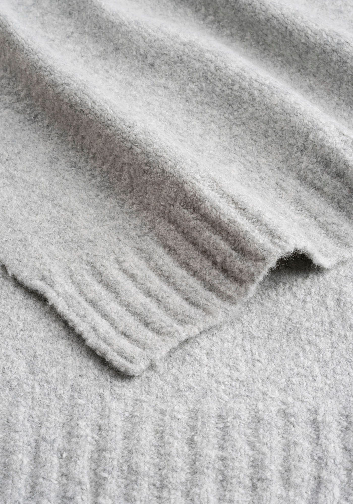 Cinque Gebreide sjaal ALEXIO van knuffelzachte materiaalcombinatie, zonder franjes