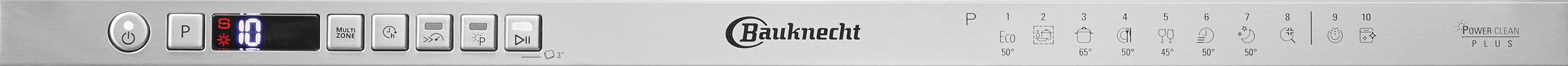 BAUKNECHT Volledig geïntegreerde vaatwasser OBIO POWERCLEAN 6330, 82 cm x 59,8 cm