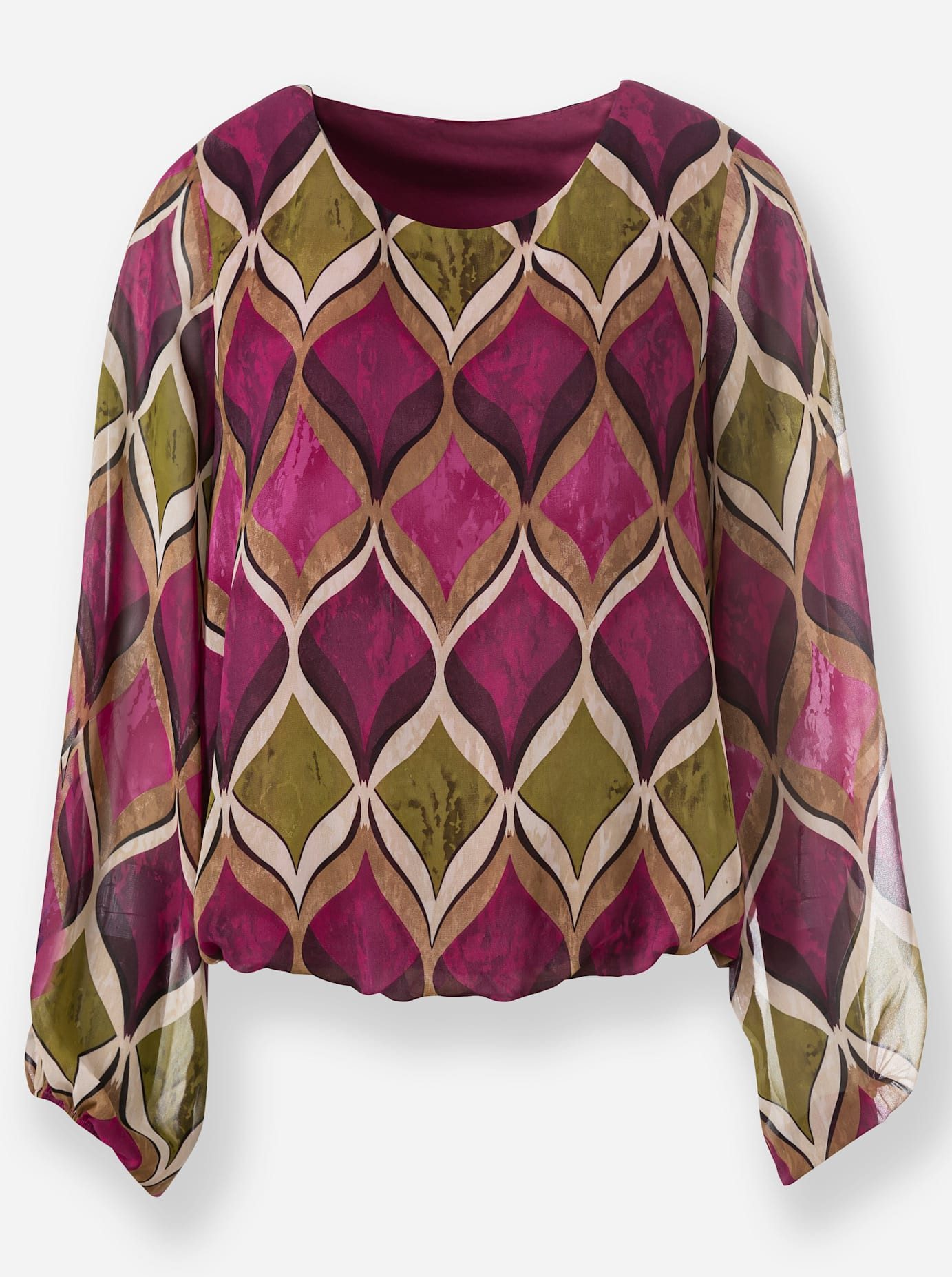heine Gedessineerde blouse