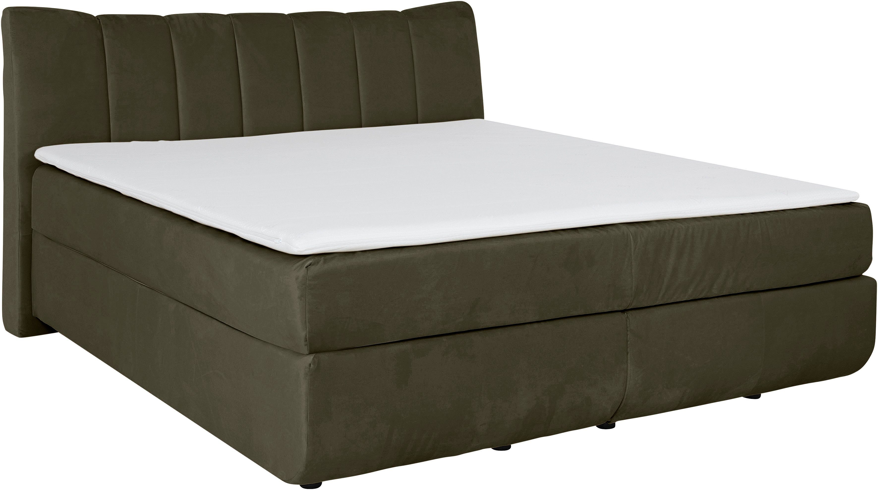 Leonique Boxspring Océane Los van de vloer- werkt vrijzwevend, verschillende hardheden (ook H4)