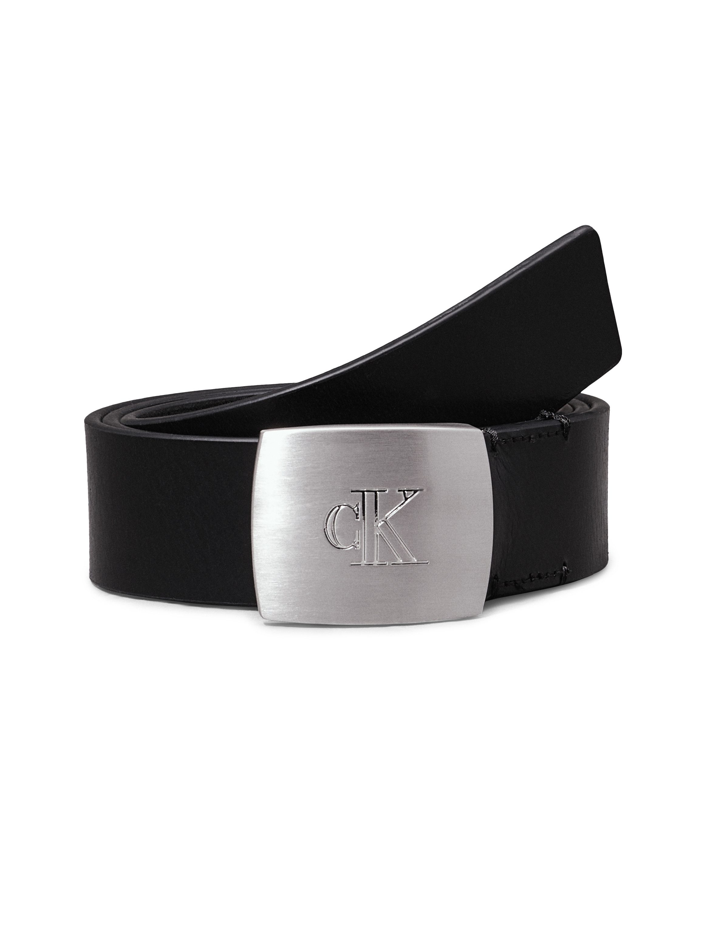 Calvin Klein Leren riem LEATHER CLAMP BUCKLE 38MM